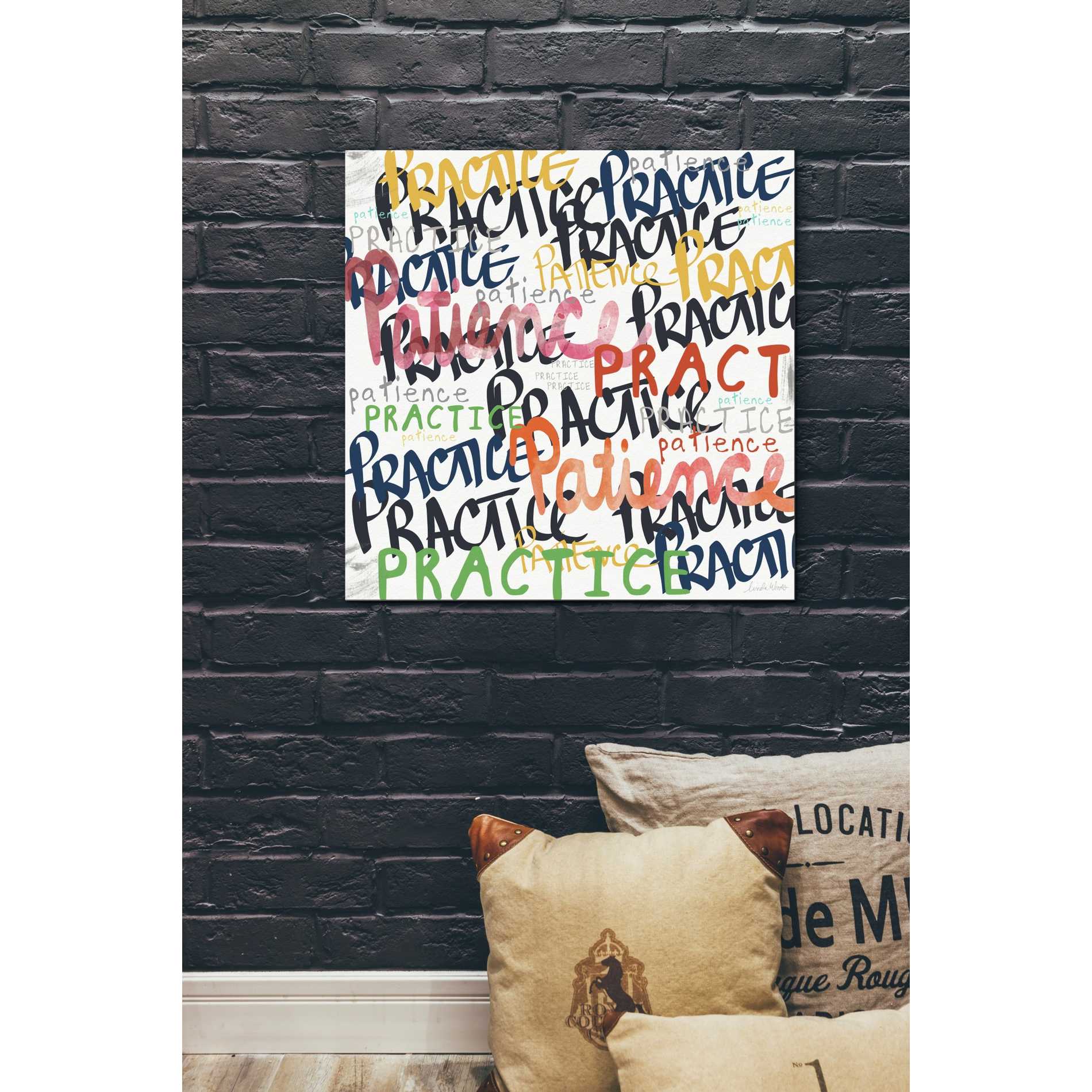 'Patience' by Linda Woods, Canvas Wall Art,26 x 26