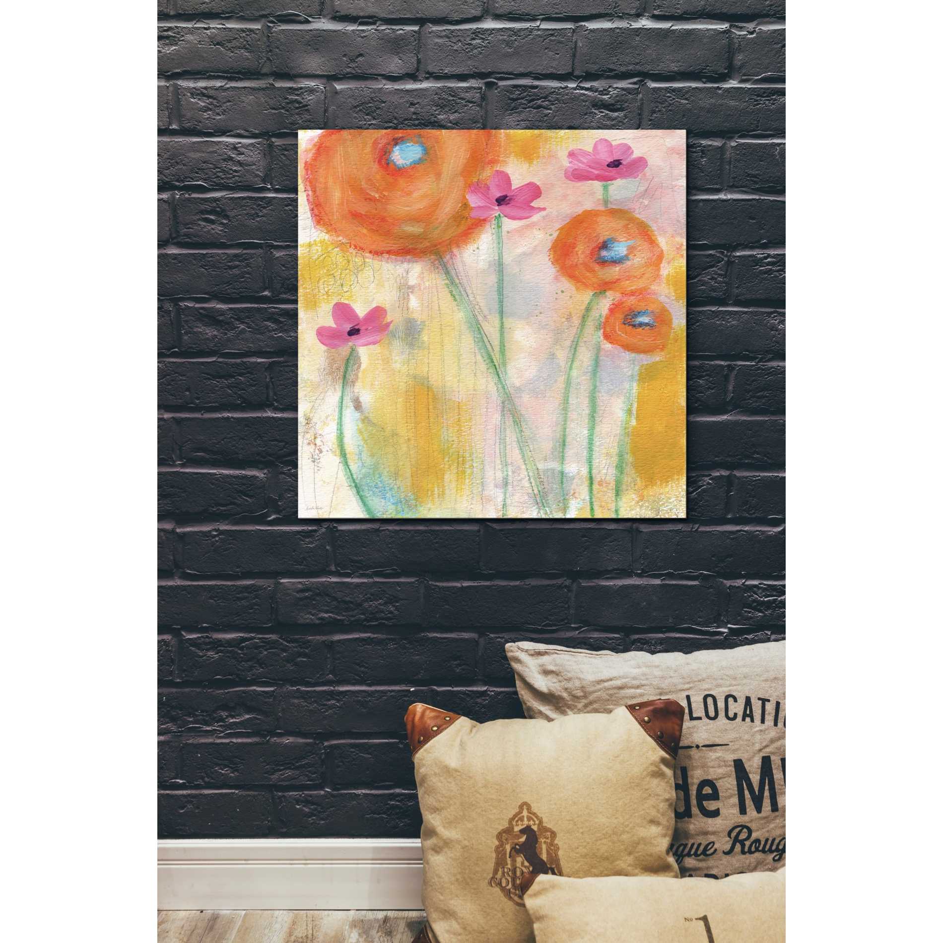 'With The Breeze' by Linda Woods, Canvas Wall Art,26 x 26