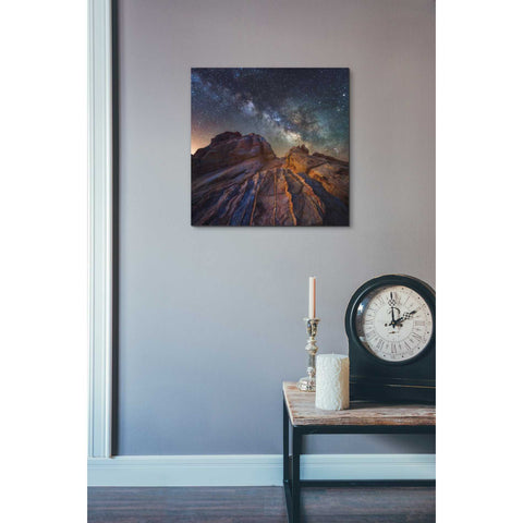 Image of 'The Martian Landscape' by Darren White, Canvas Wall Art,26 x 26