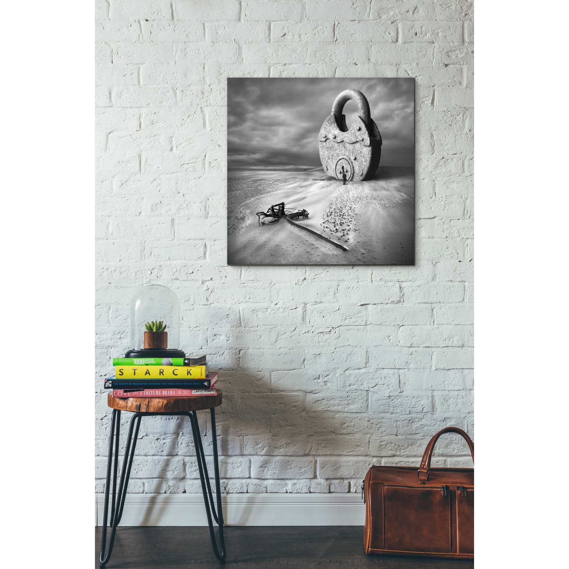 'Keyman' by Dariusz Klimczak, Canvas Wall Art,26 x 26