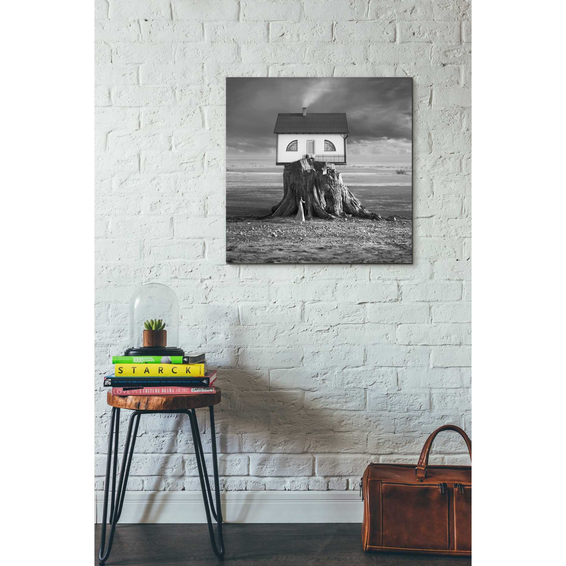 'House' by Dariusz Klimczak, Canvas Wall Art,26 x 26