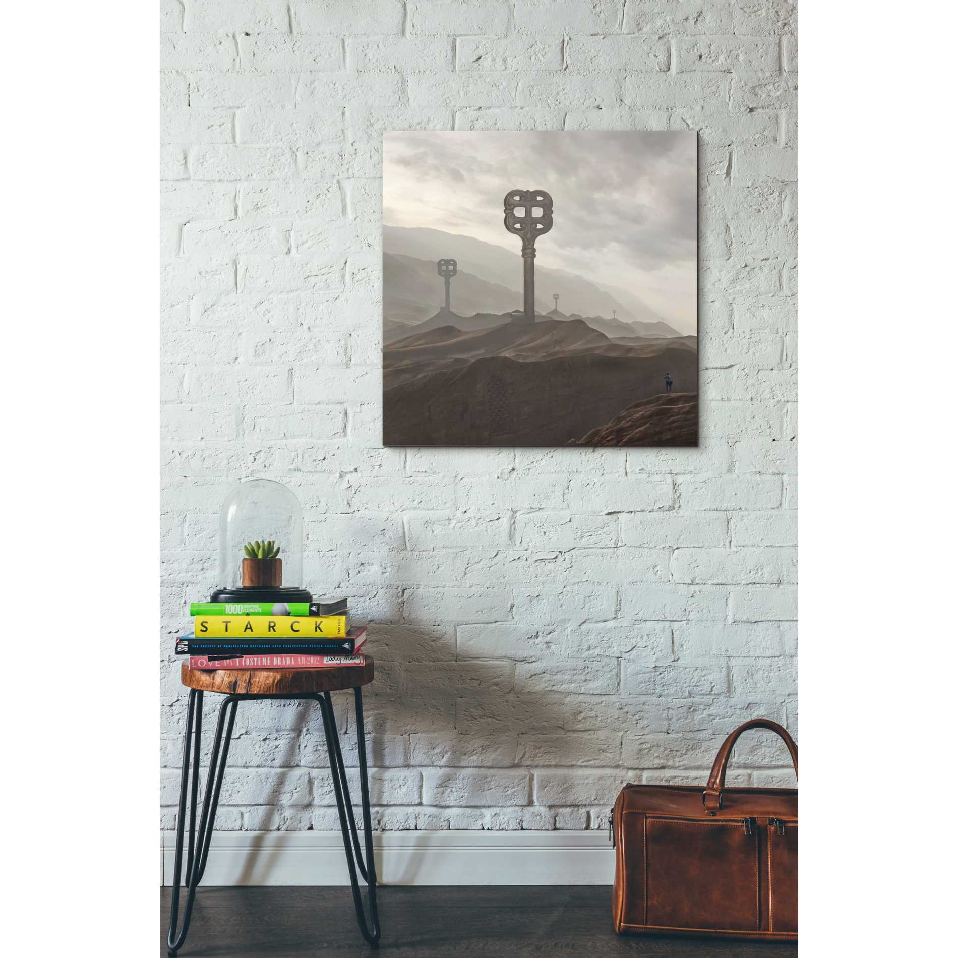 'Land of Keys' by Dariusz Klimczak, Canvas Wall Art,26 x 26