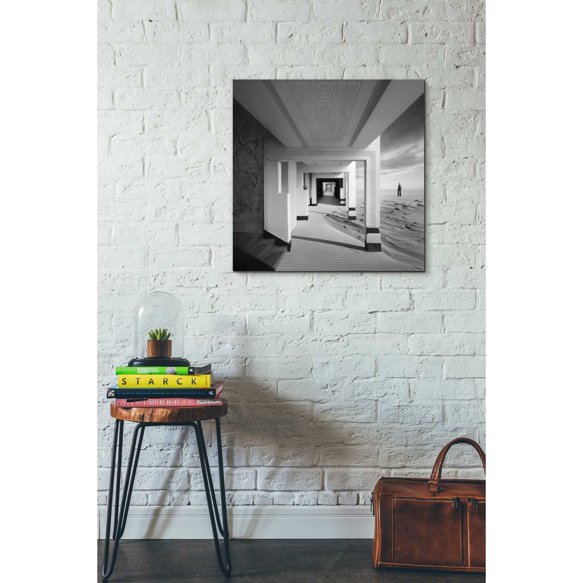 'Tunnel' by Dariusz Klimczak, Canvas Wall Art,26 x 26