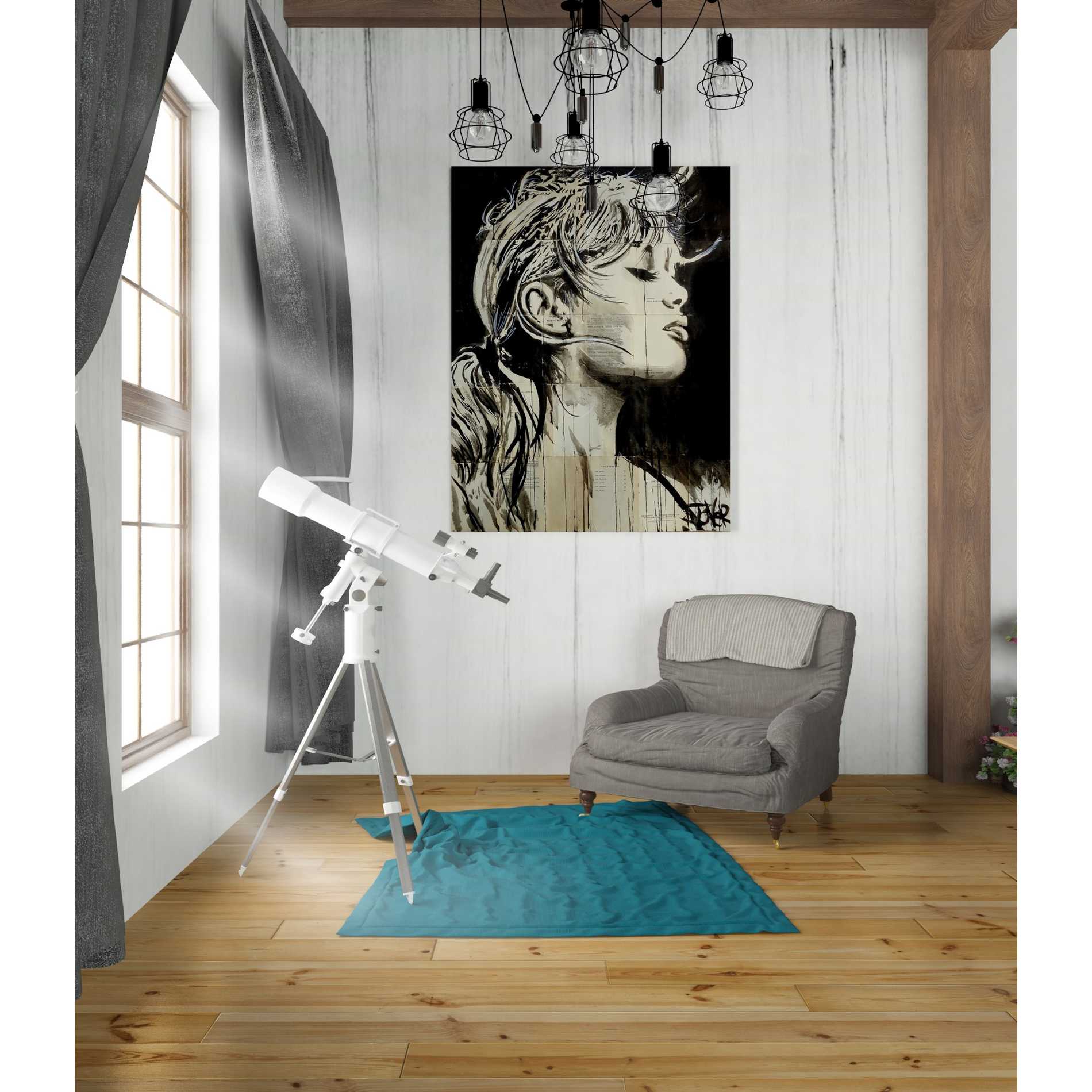 'Enchanted' by Loui Jover, Canvas Wall Art,26 x 30