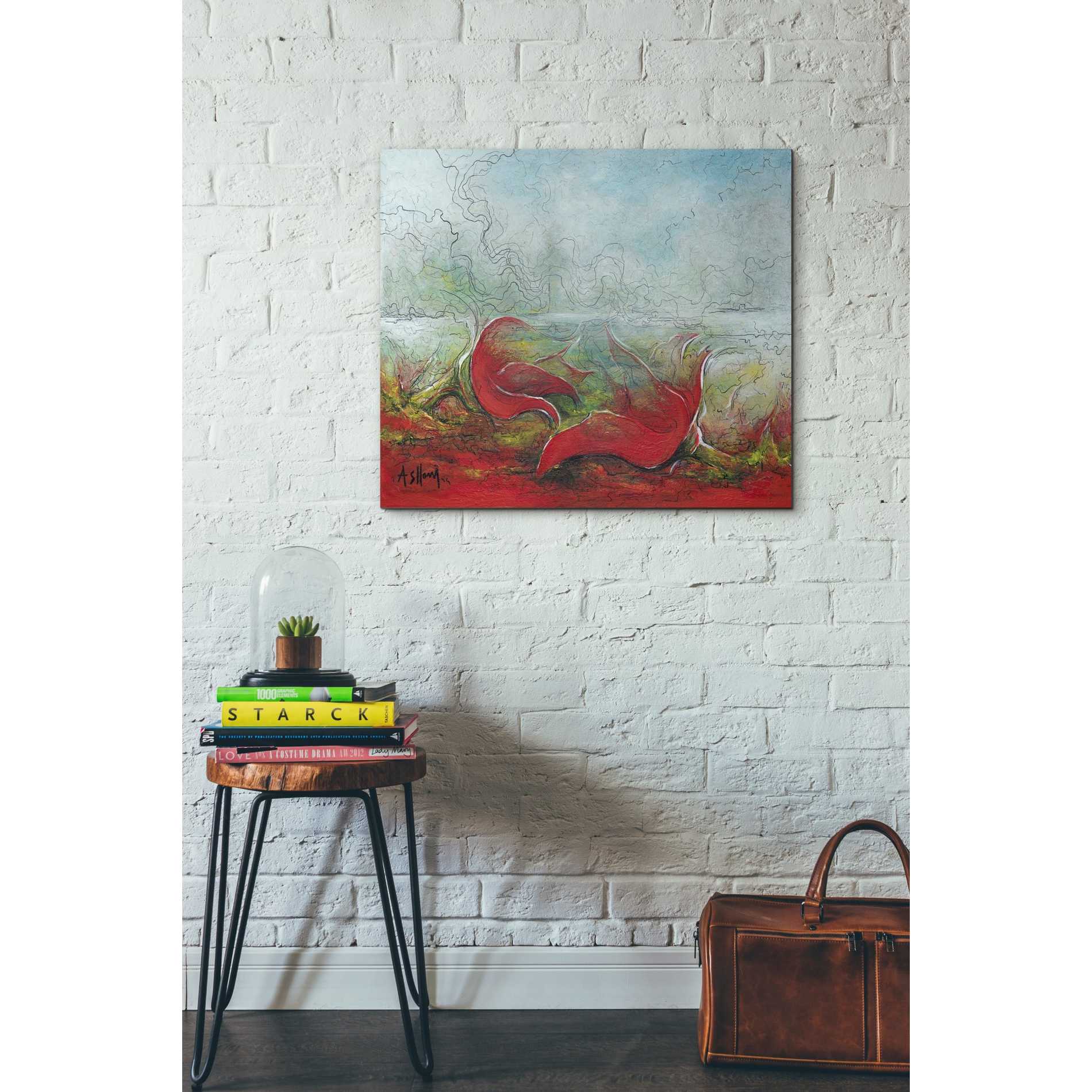 'Flower Love' by Samedin Asllani, Canvas Wall Art,26 x 30