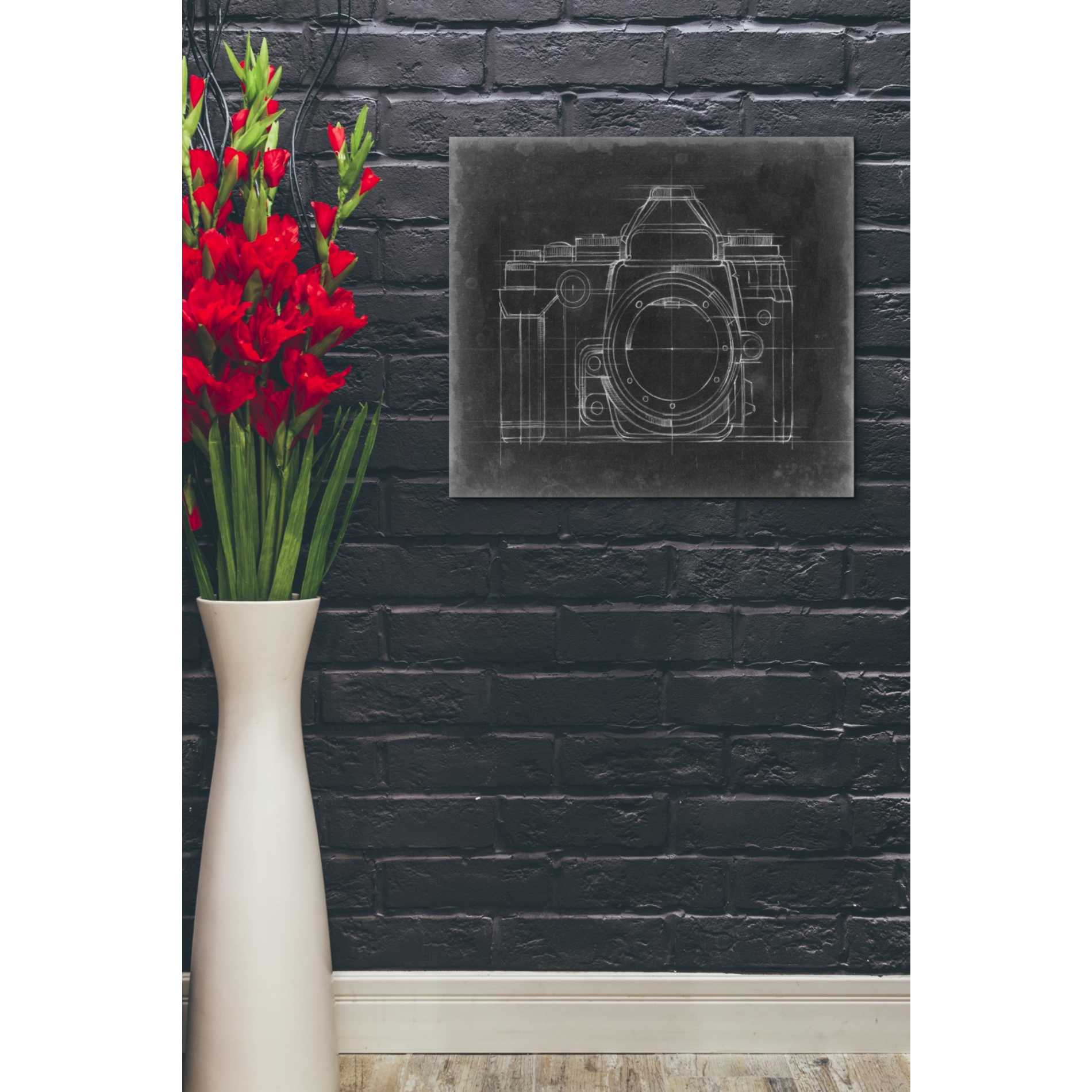 'Camera Blueprints IV' by Ethan Harper Canvas Wall Art,30 x 26