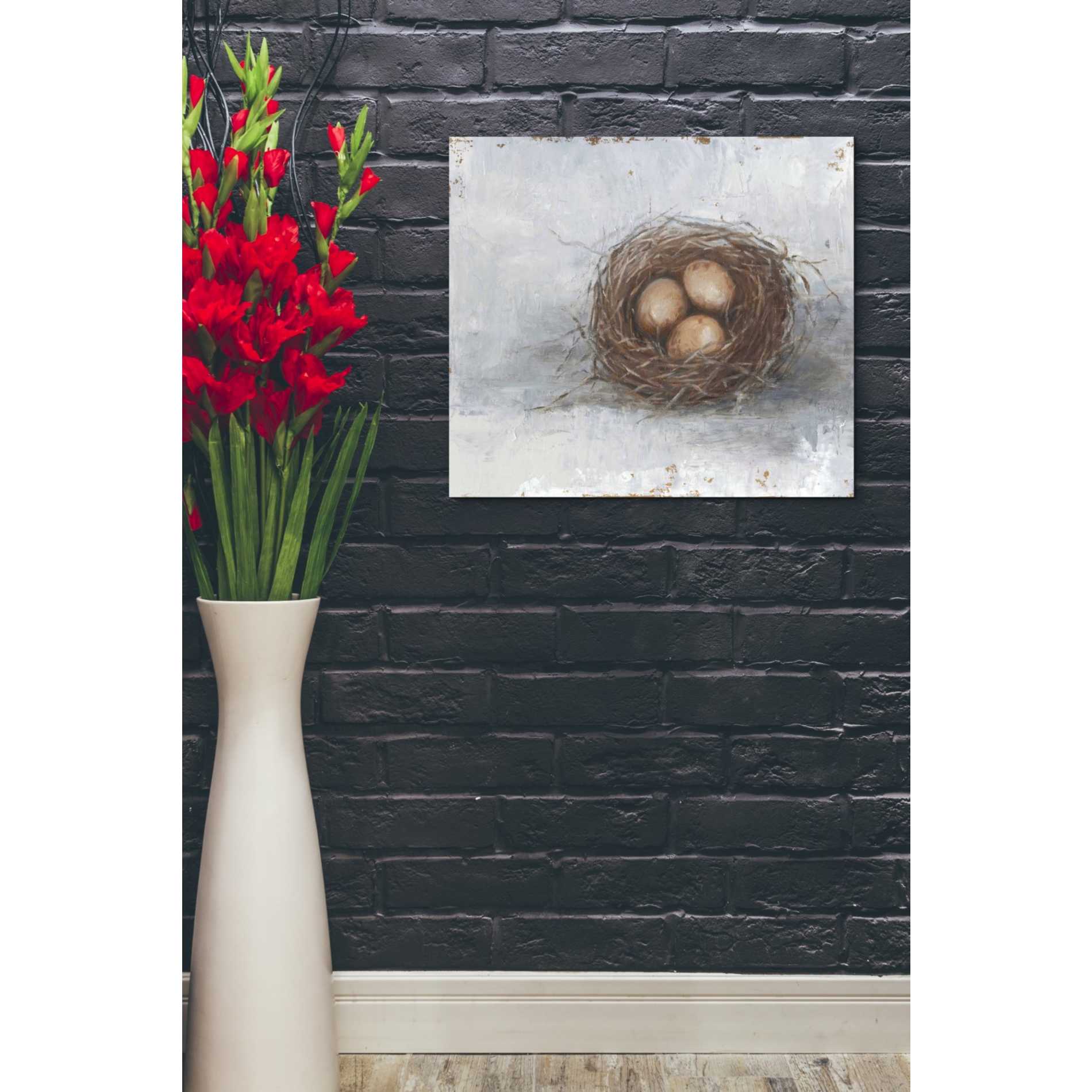 'Rustic Bird Nest II' by Ethan Harper Canvas Wall Art,30 x 26