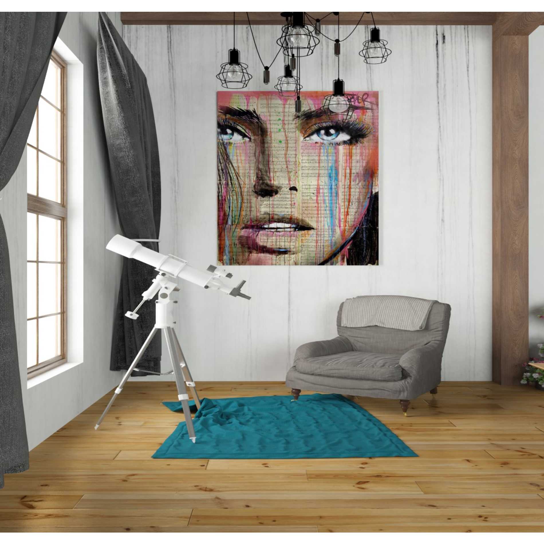 'Jaime Mon Amour' by Loui Jover, Canvas Wall Art,26 x 30