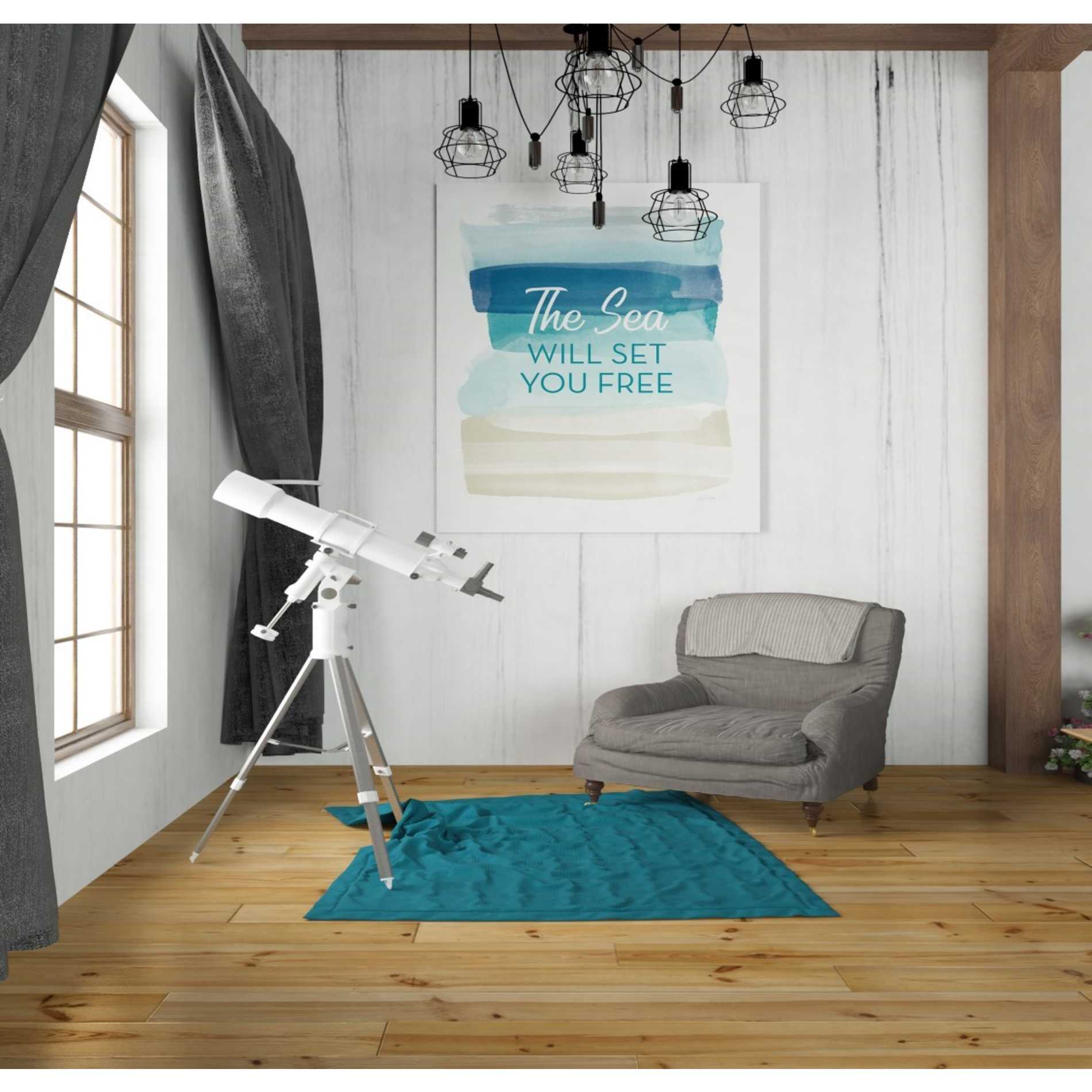 'Sea Will Set You Free' by Linda Woods, Canvas Wall Art,26 x 30