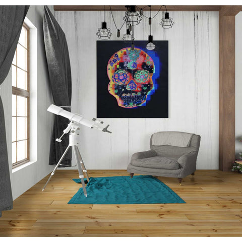 Image of 'Colorful Skull' by Irena Orlov, Canvas Wall Art,26 x 30