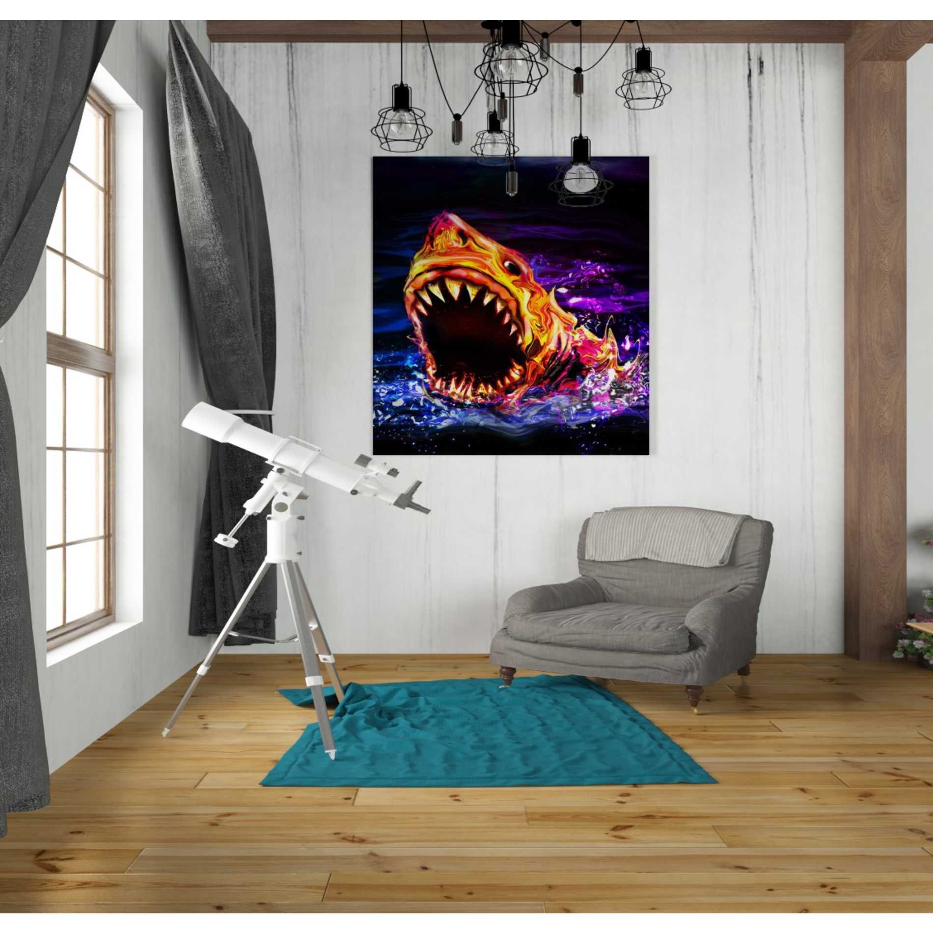 'Great White' by Michael StewArt, Giclee Canvas Wall Art