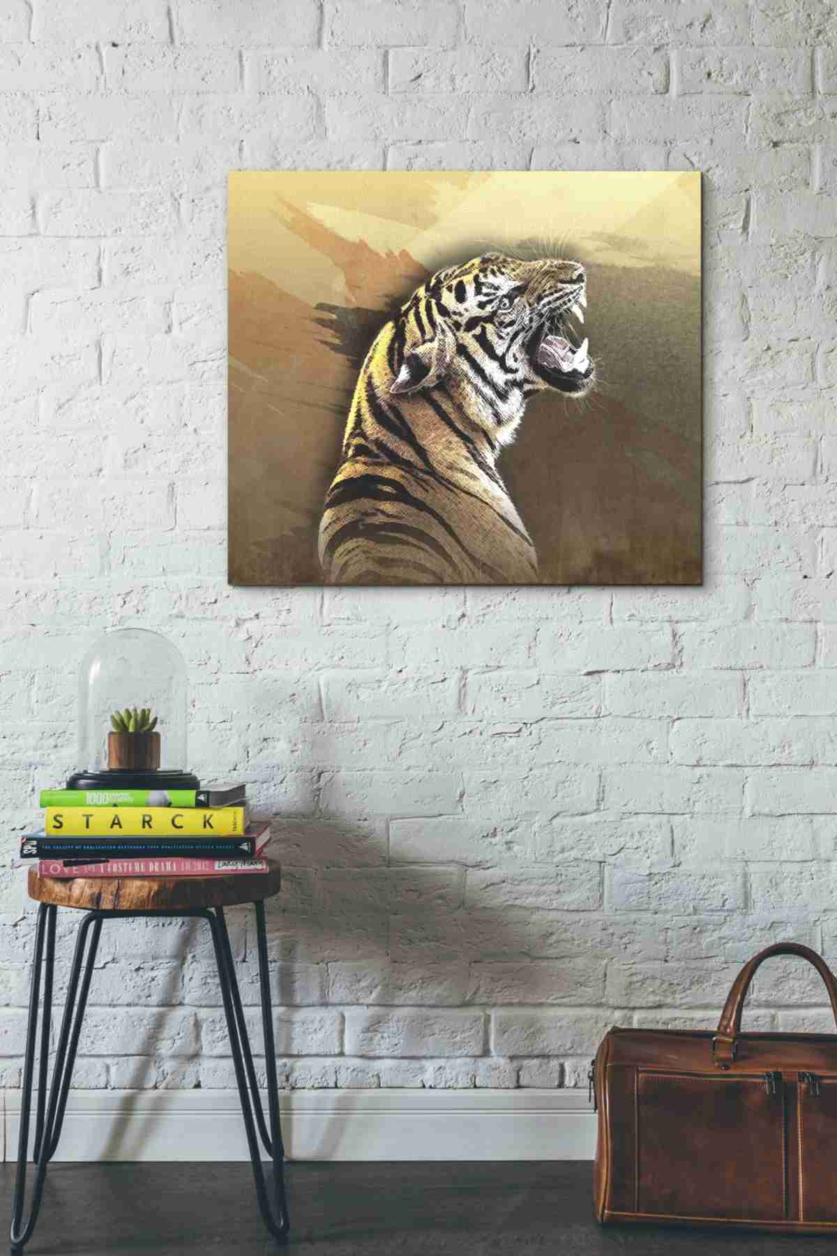 'Wildness Tiger' by Karen Smith, Canvas Wall Art,30x26