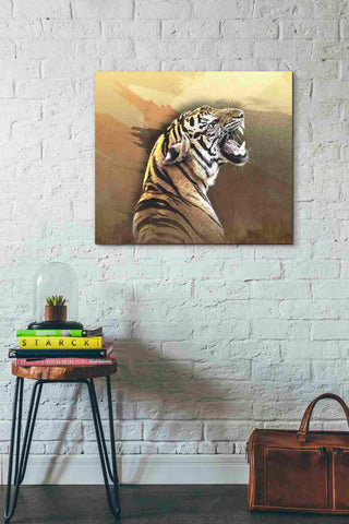 Image of 'Wildness Tiger' by Karen Smith, Canvas Wall Art,30x26