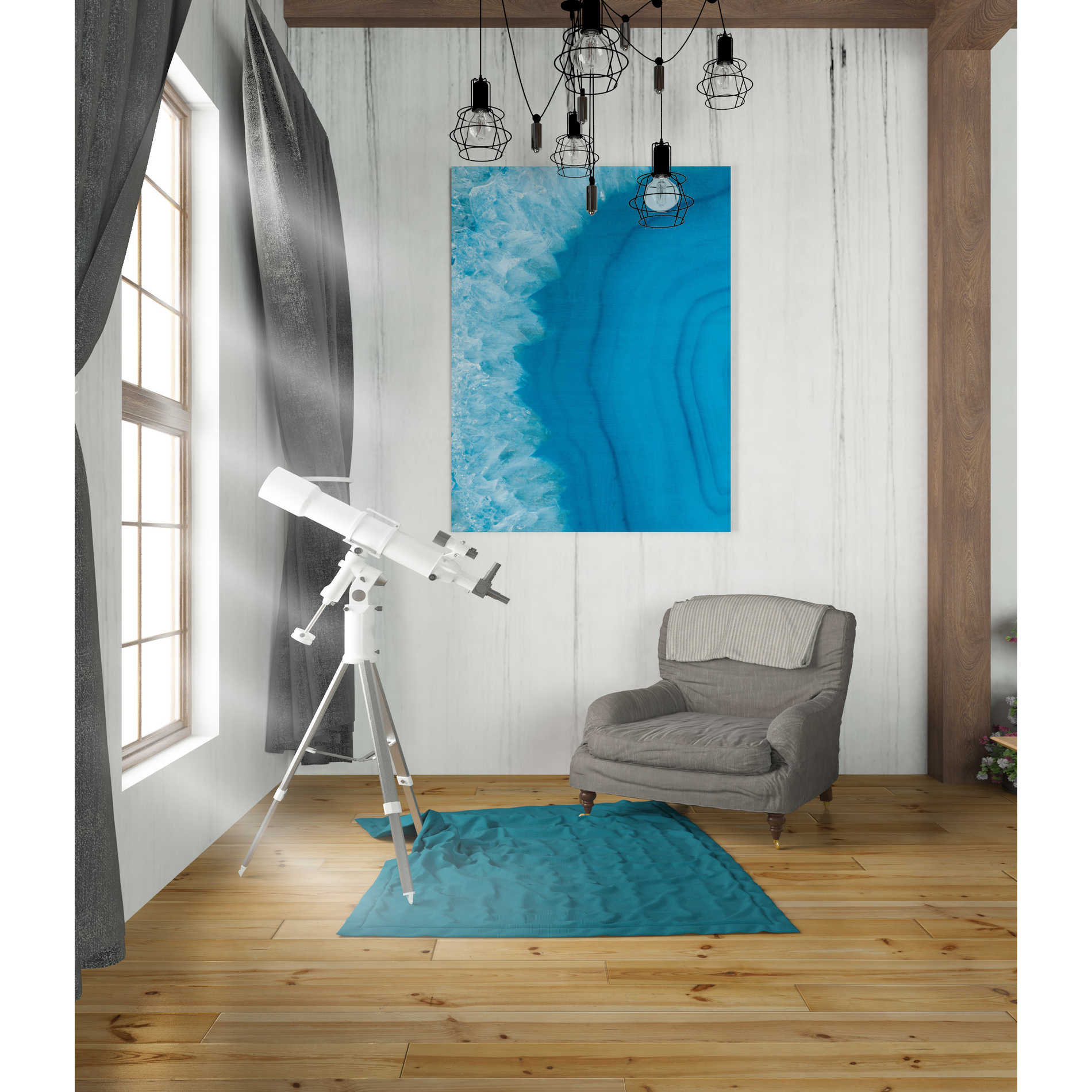 'Agate Geode' by Wild Apple Portfolio, Canvas Wall Art,26 x 30