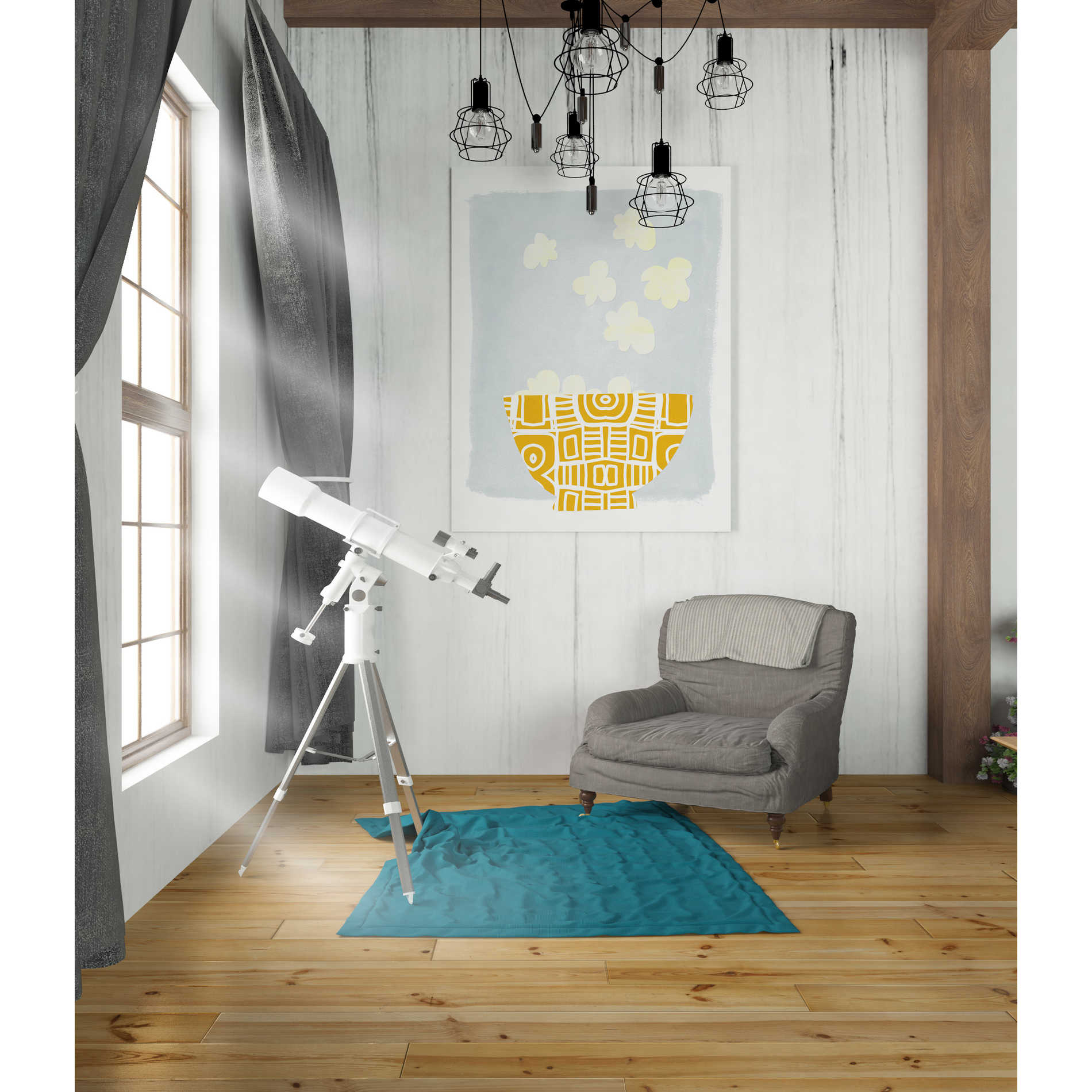 'Bowl of Popcorn' by Linda Woods, Canvas Wall Art,26 x 34