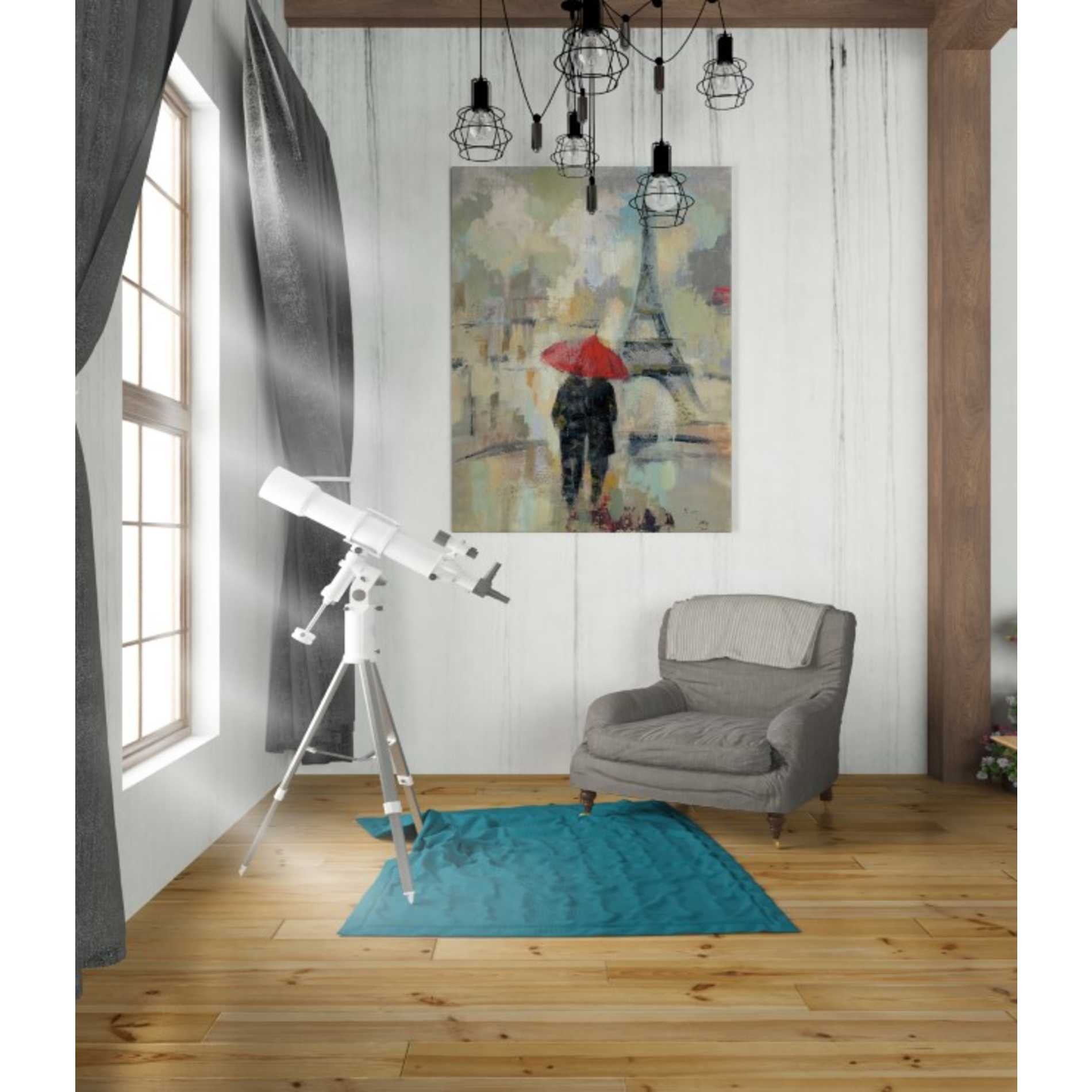 'Rain in the City II' by Silvia Vassileva, Canvas Wall Art,26 x 34