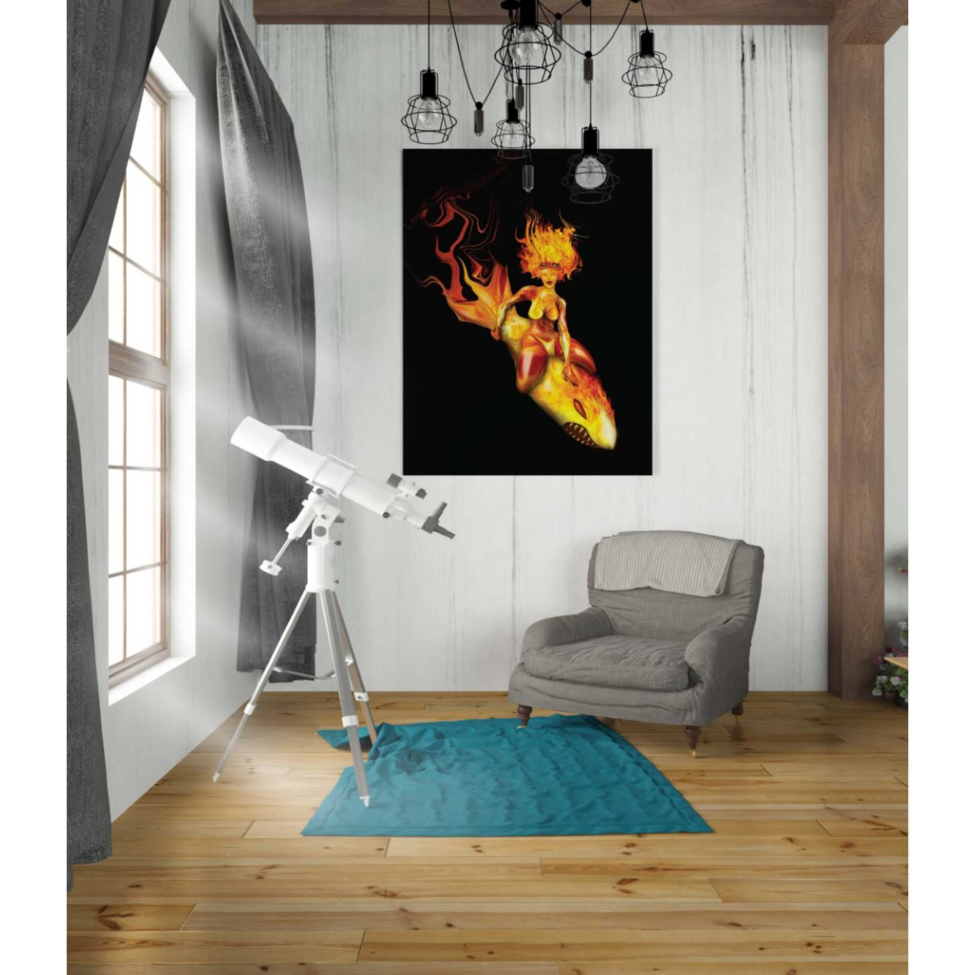 'Bombs Away' by Michael StewArt, Canvas Wall Art,26 x 34