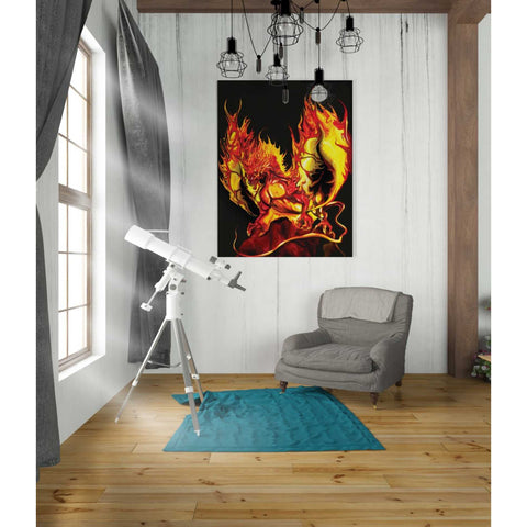Image of 'Dragon Fire' by Michael StewArt, Canvas Wall Art,26 x 34