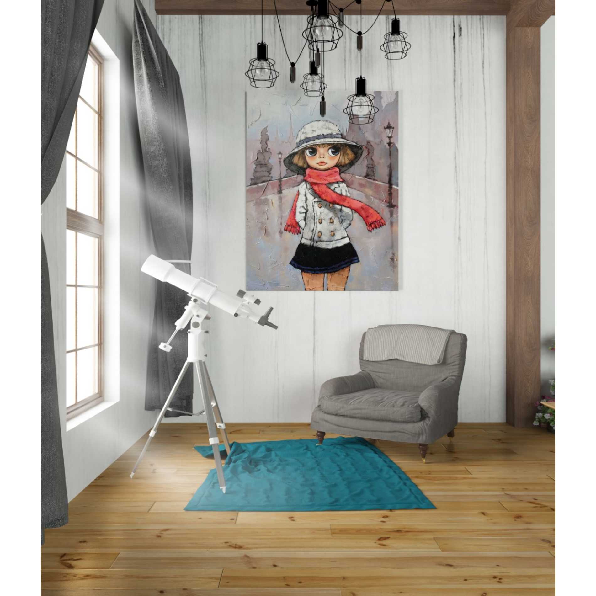 'Prague Holidays' by Alexander Gunin, Canvas Wall Art,26 x 34