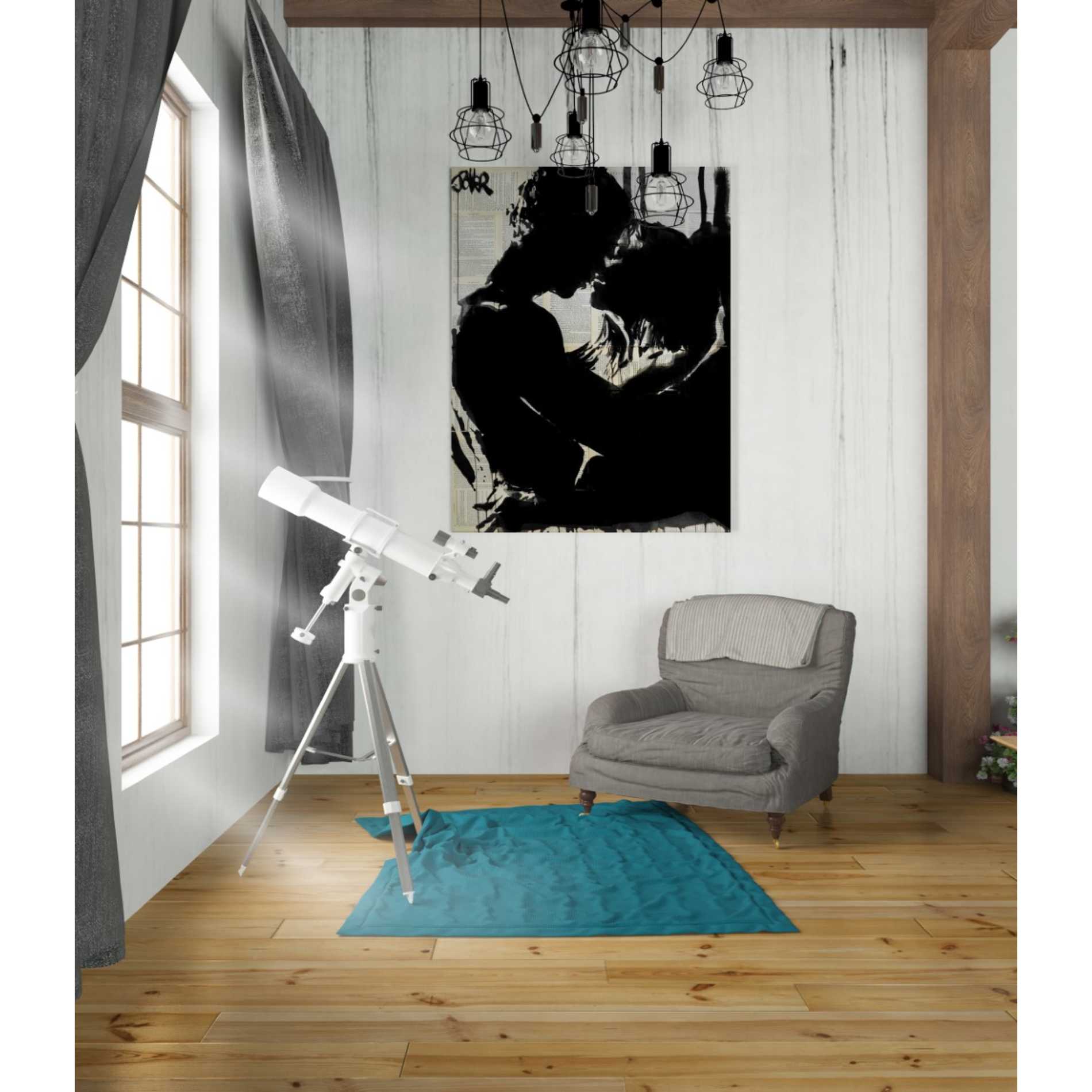 'Connection 2' by Loui Jover, Canvas Wall Art,26 x 34