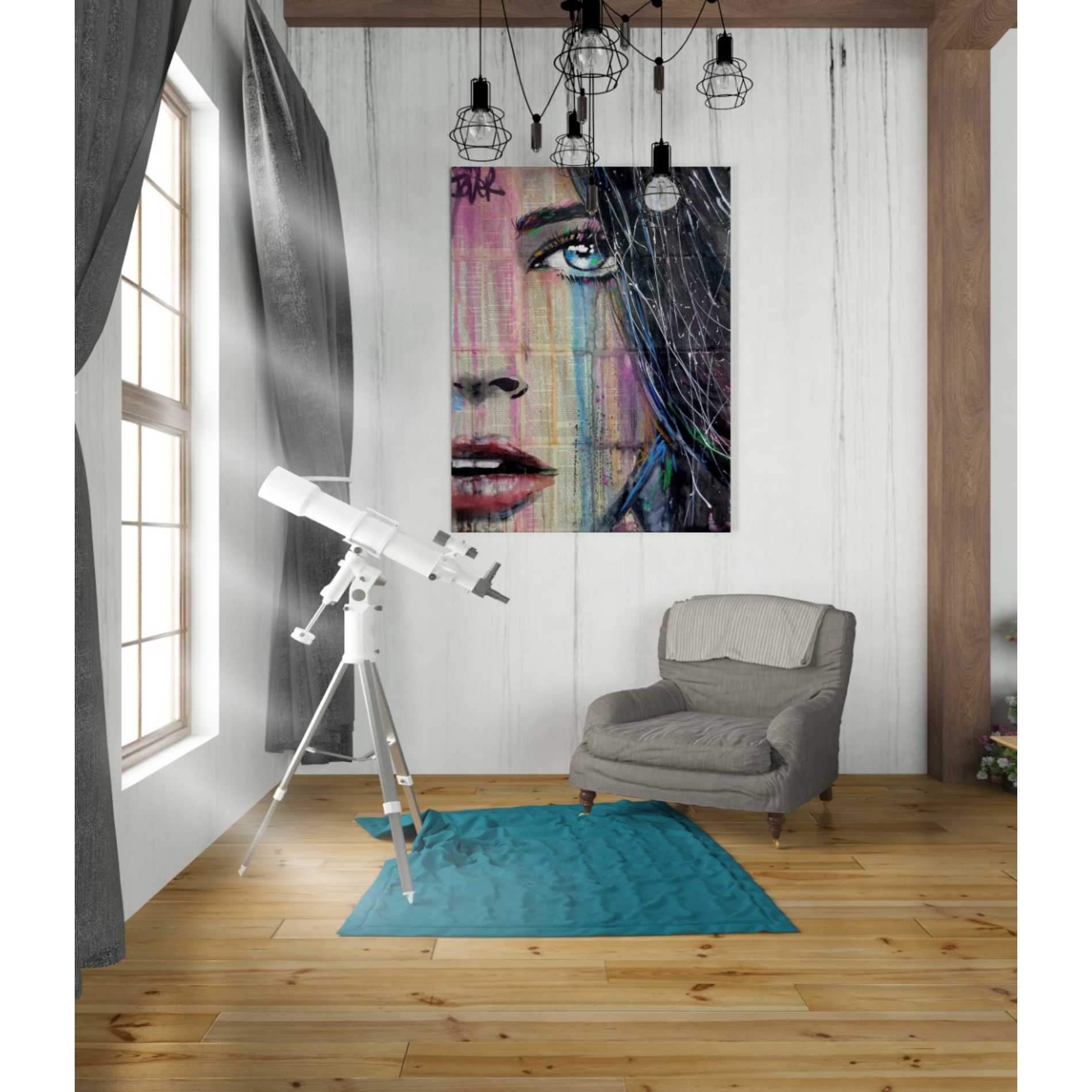 'Fahrenheit' by Loui Jover, Canvas Wall Art,26 x 34