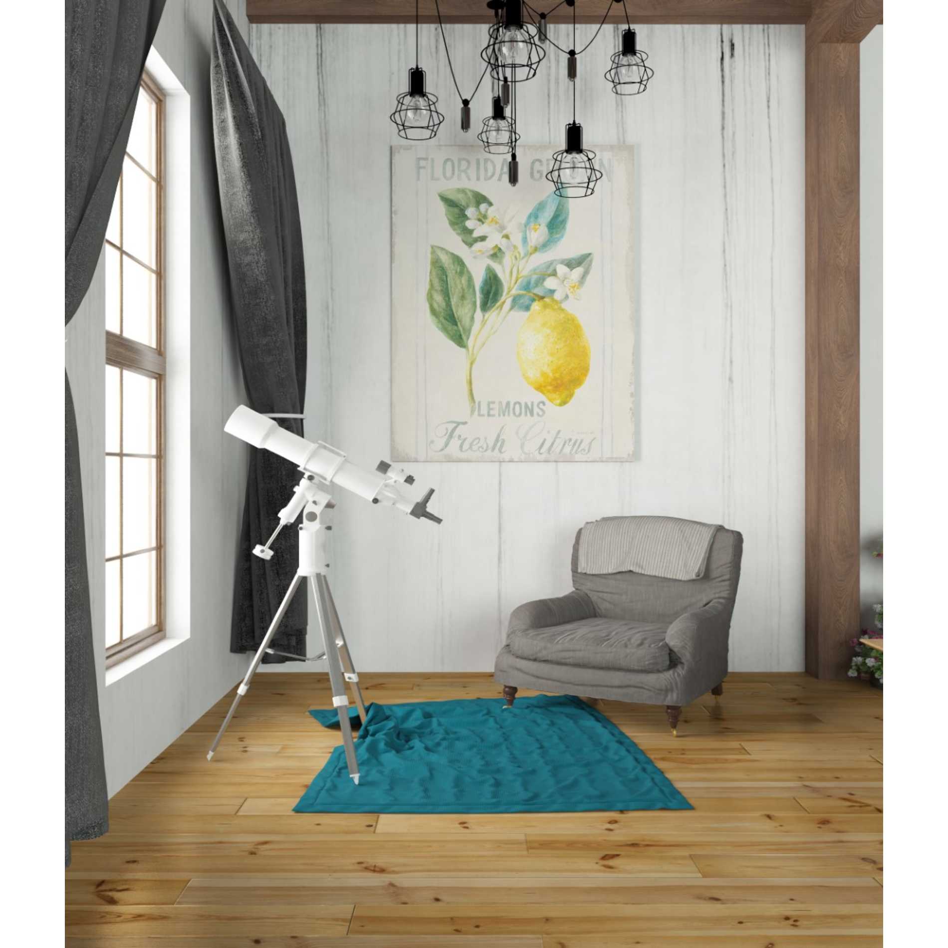 'Floursack Lemon I' by Danhui Nai, Canvas Wall Art,26 x 34