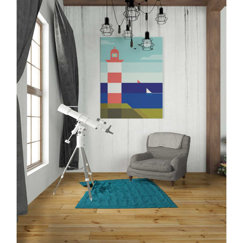 Image of 'Lighthouse' by Antony Squizzato, Canvas Wall Art,26 x 34