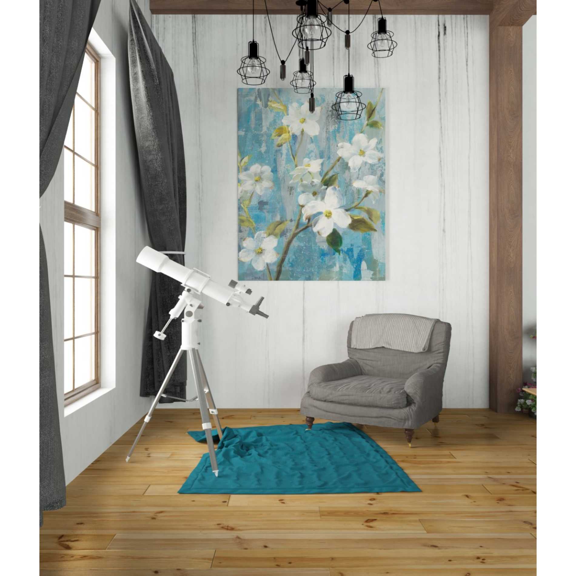 'Graceful Magnolia I' by Danhui Nai, Canvas Wall Art,26 x 34