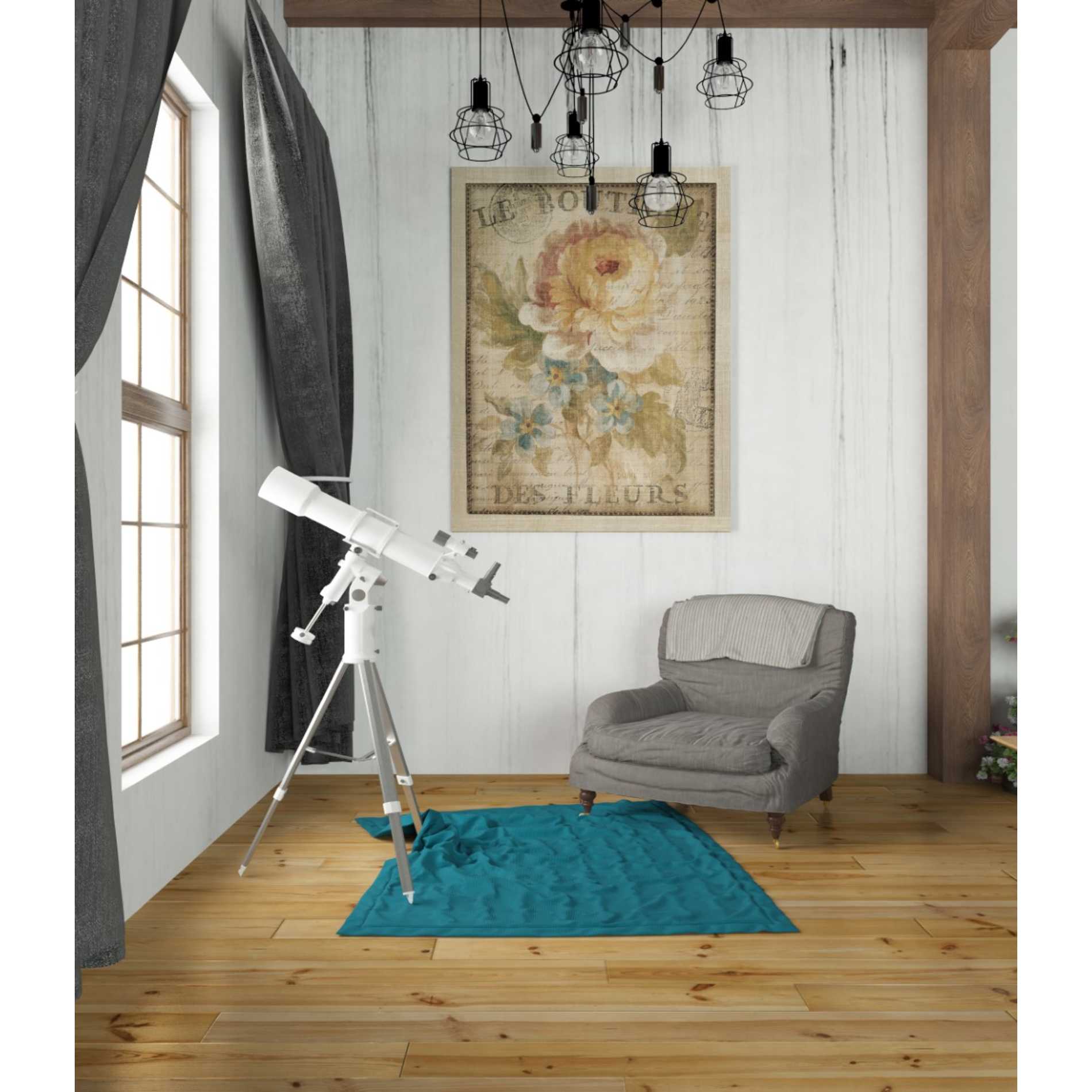 'Parisian Flowers I' by Danhui Nai, Canvas Wall Art,26 x 34