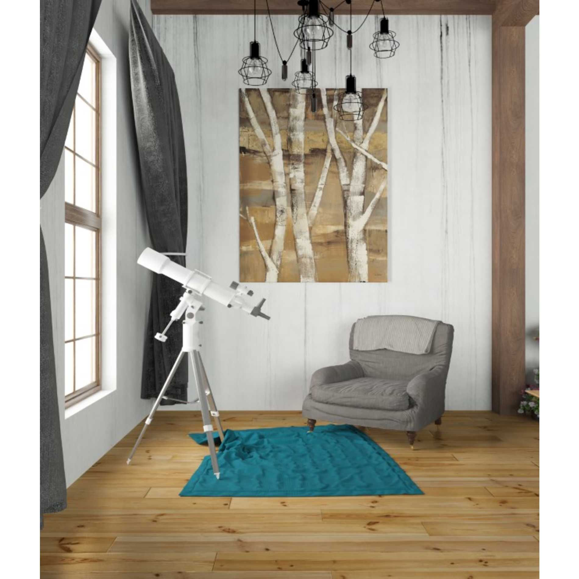 'Wandering Through the Birches I' by Albena Hristova, Canvas Wall Art,26 x 34