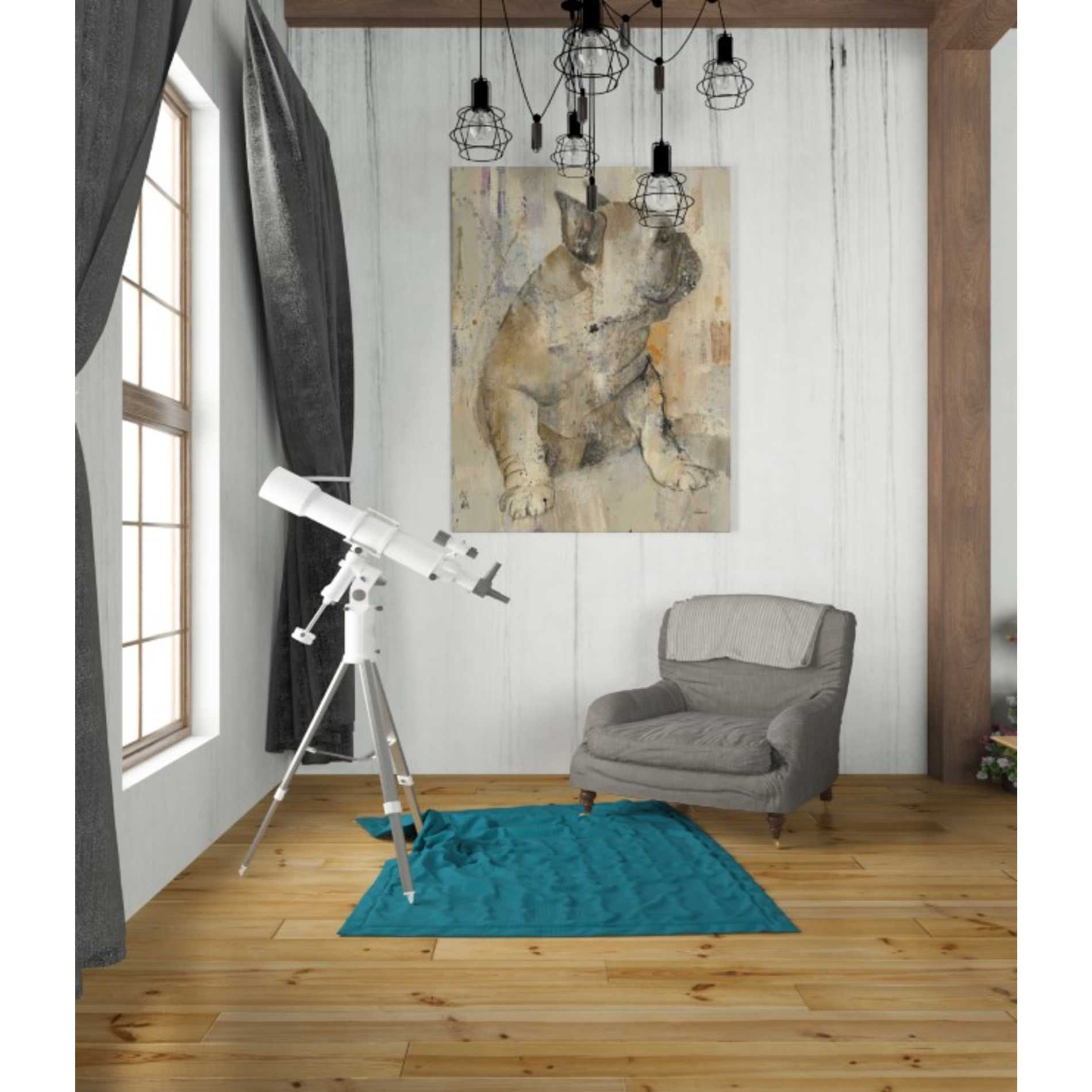 'Duke' by Albena Hristova, Canvas Wall Art,26 x 34