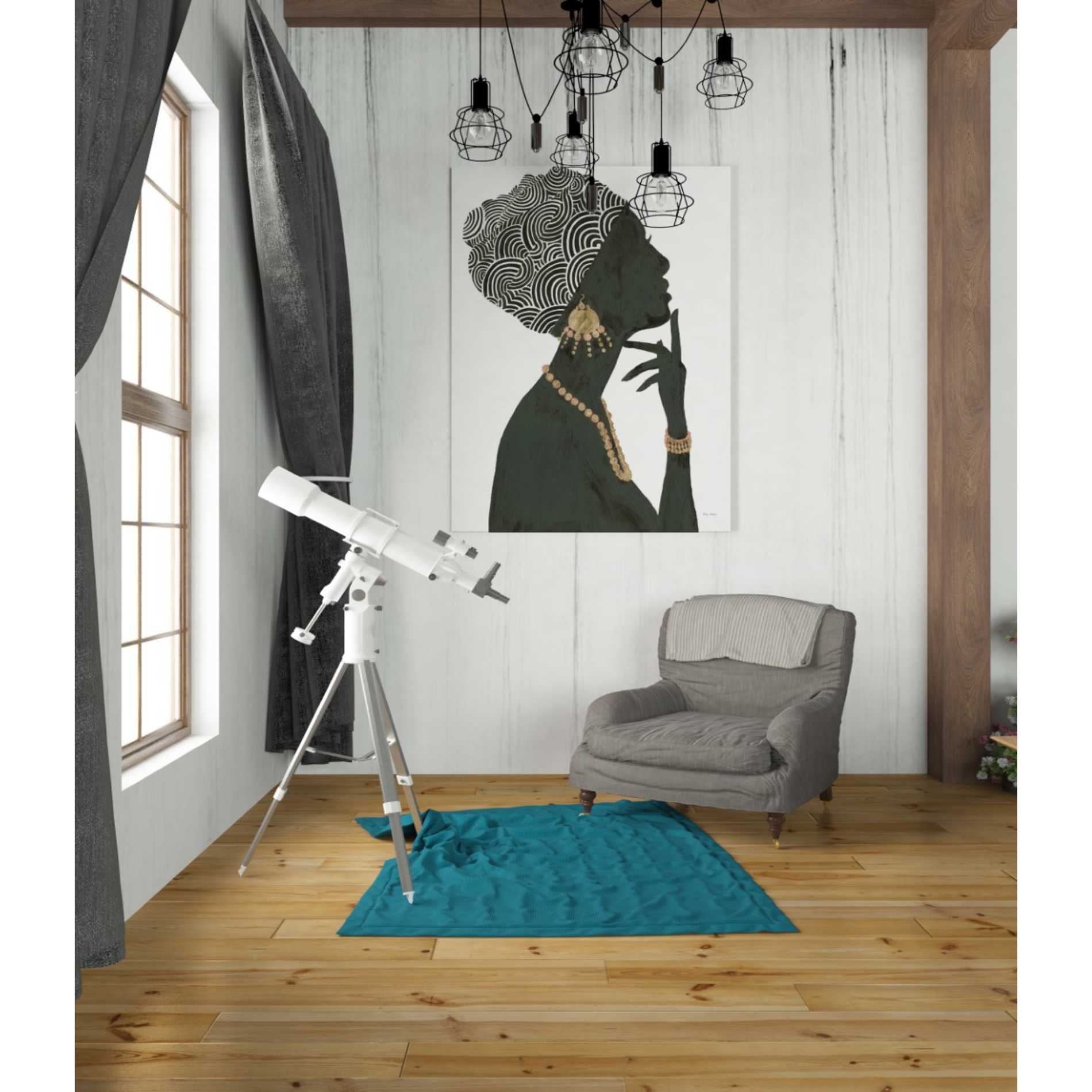 'Graceful Majesty I' by Emily Adams, Canvas Wall Art,26 x 34