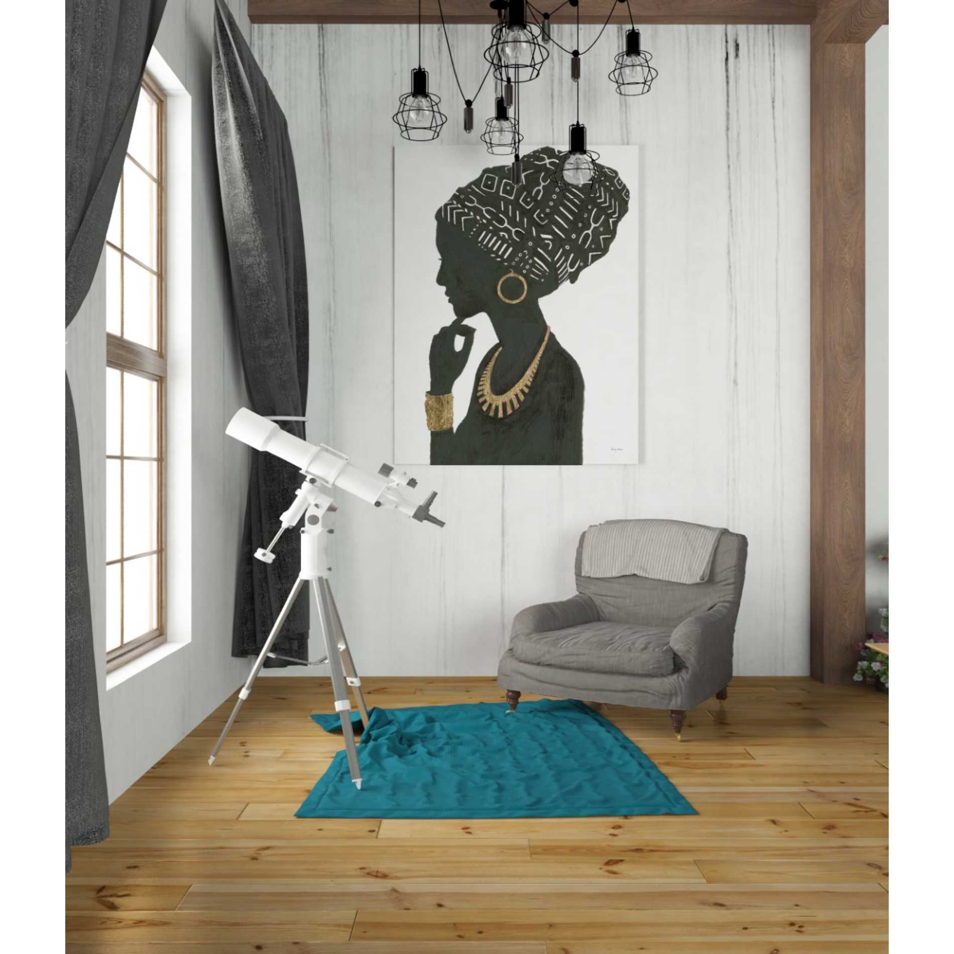 'Graceful Majesty II' by Emily Adams, Canvas Wall Art,26 x 34