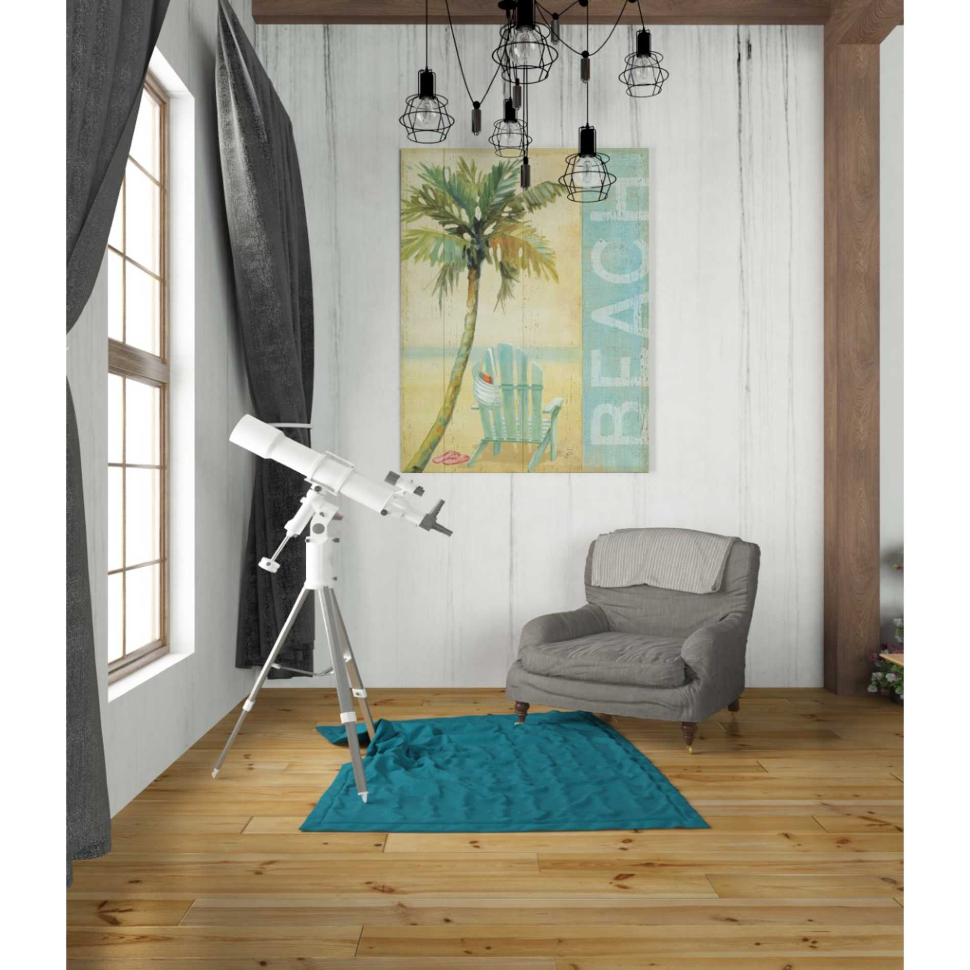 'Ocean Beach I' by Daphne Brissonet, Canvas Wall Art,26 x 34