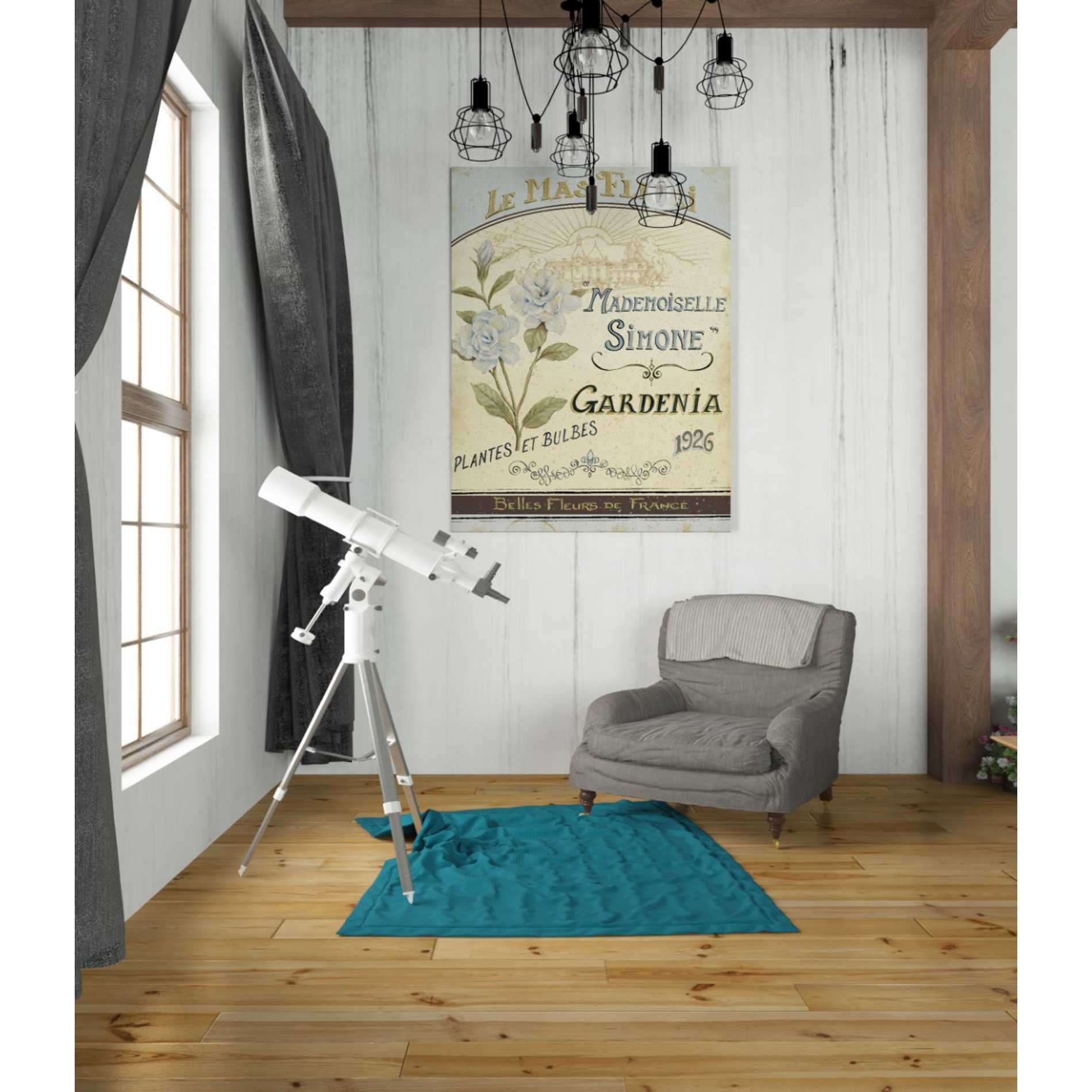 'French Seed Packet IV' by Daphne Brissonet, Canvas Wall Art,26 x 34