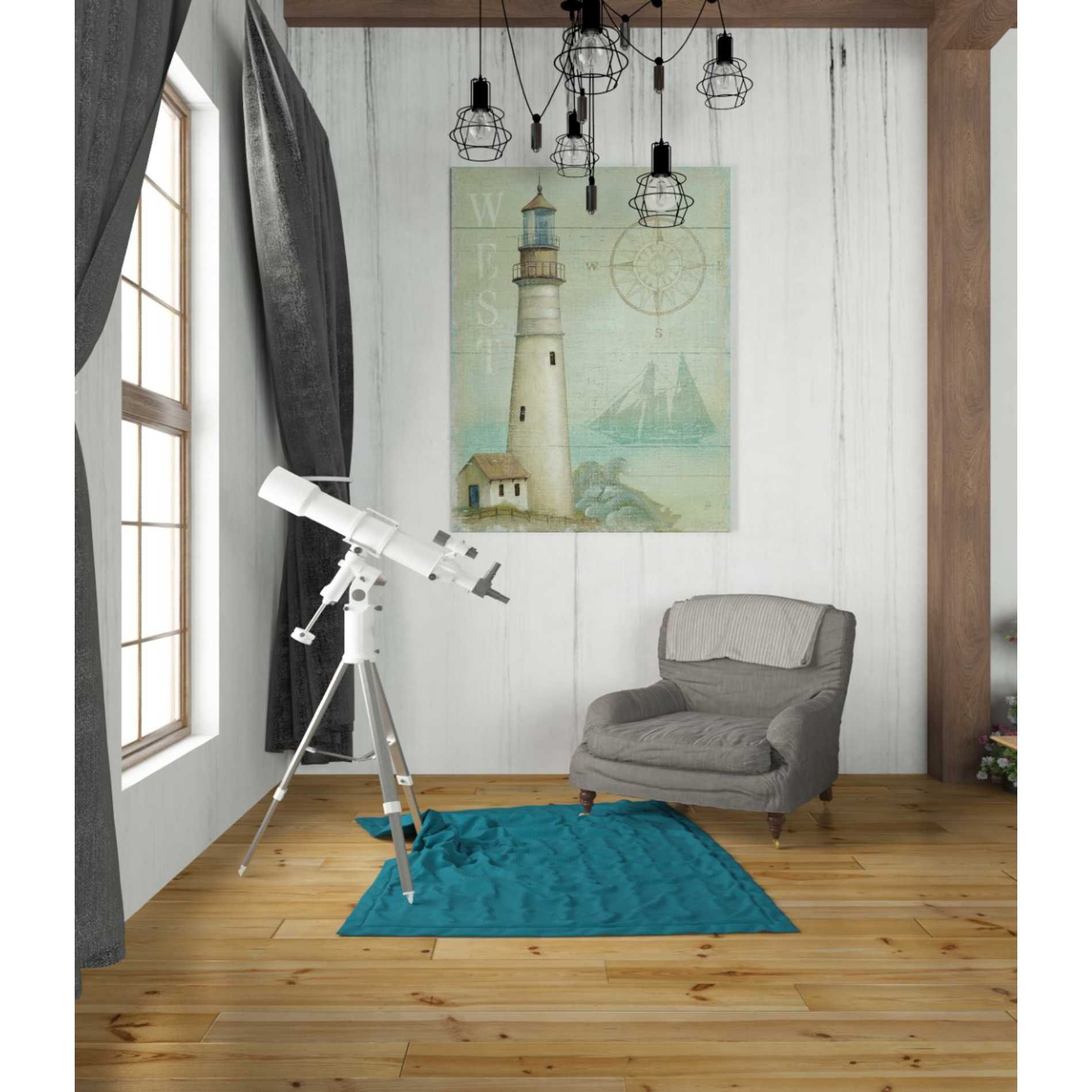 'West Coastal Light' by Daphne Brissonet, Canvas Wall Art,26 x 34