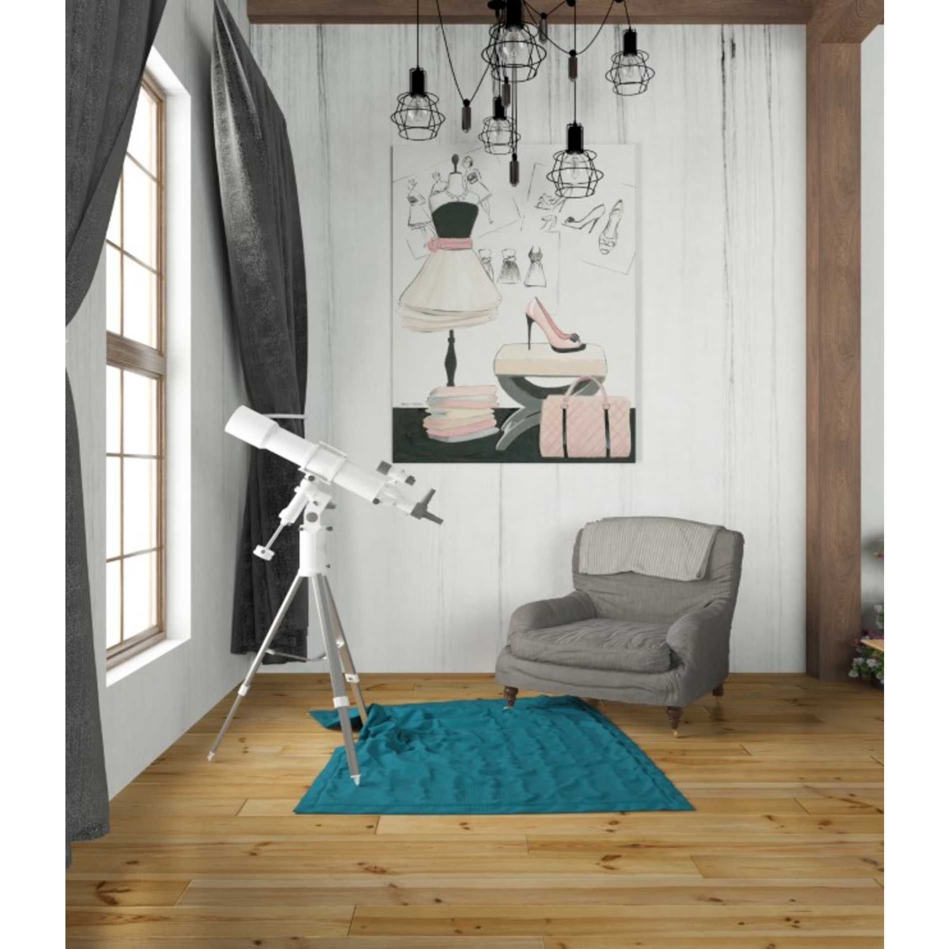 'Dress Fitting I' by Marco Fabiano, Canvas Wall Art,26 x 34