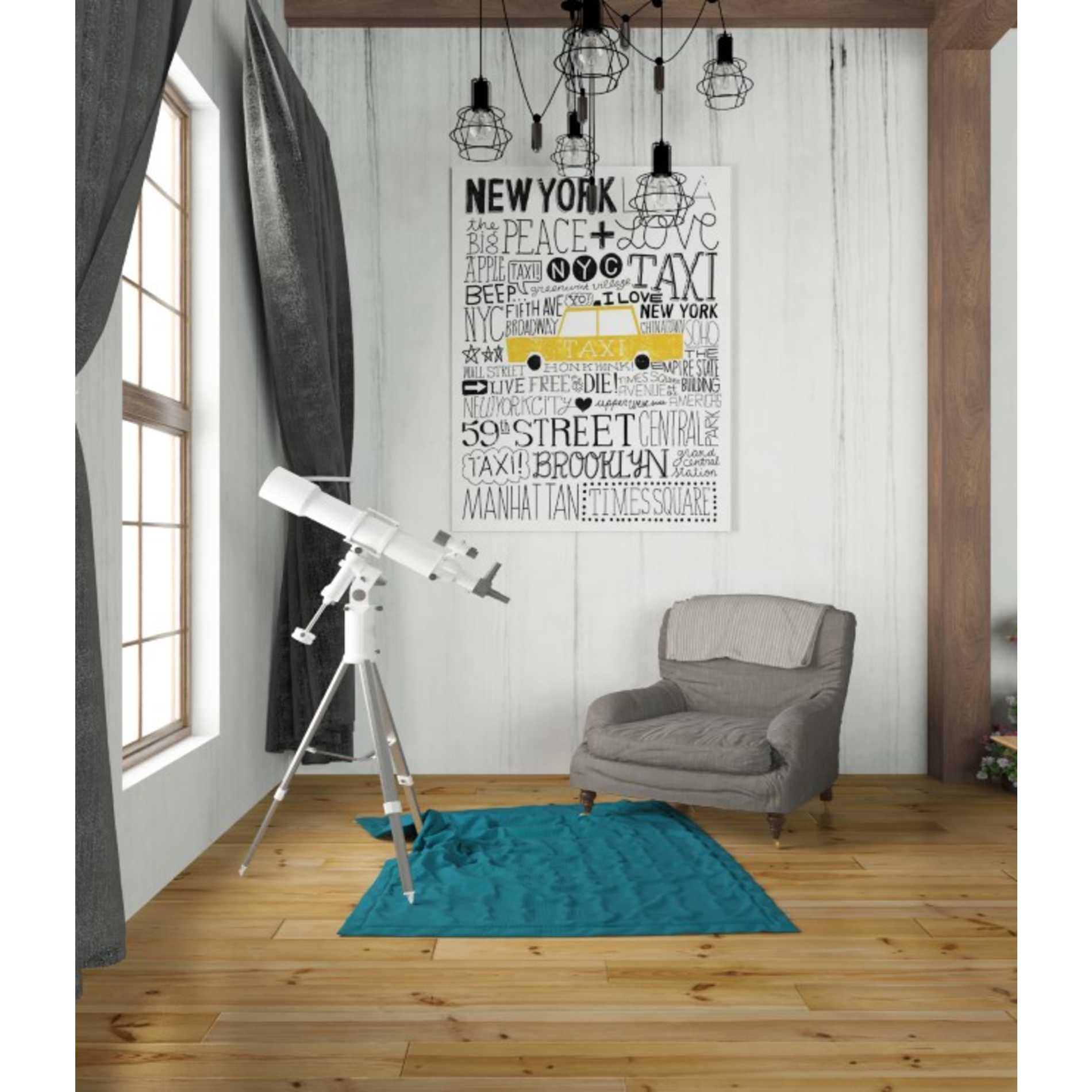 'Iconic NYC III' by Michael Mullan, Canvas Wall Art,26 x 34