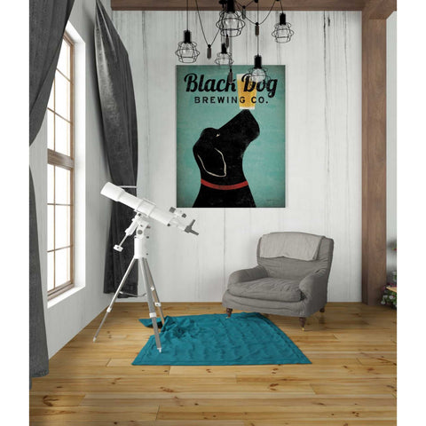 Image of 'Black Dog Brewing Co v2' by Ryan Fowler, Canvas Wall Art,26 x 34