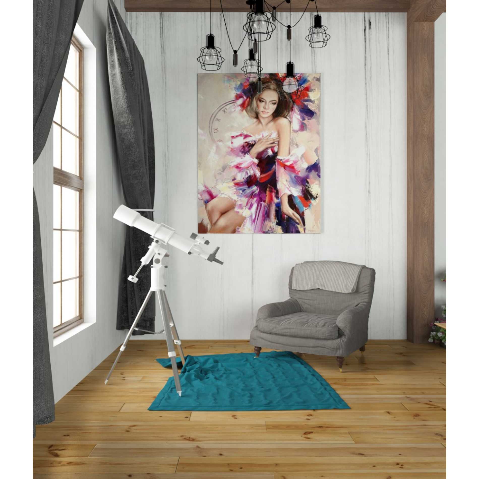 'Before Midnight' by Alexander Gunin, Canvas Wall Art,26 x 34