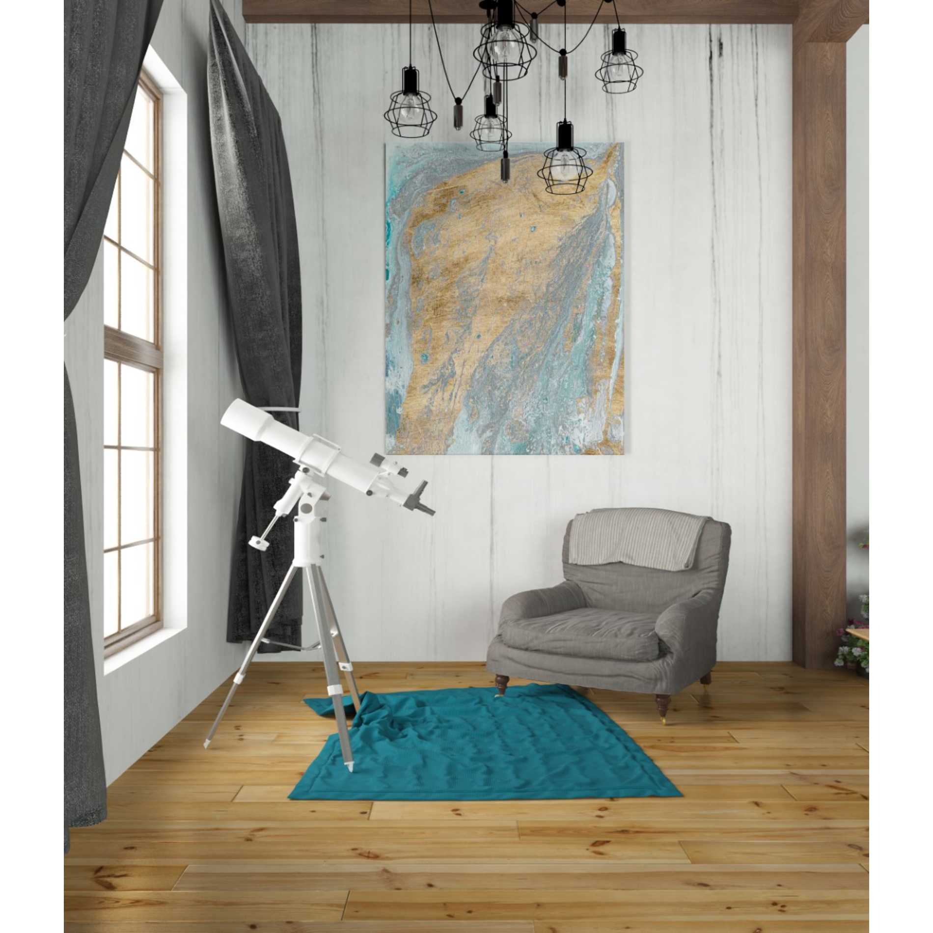 'Fjord II' by Alicia Ludwig Giclee Canvas Wall Art