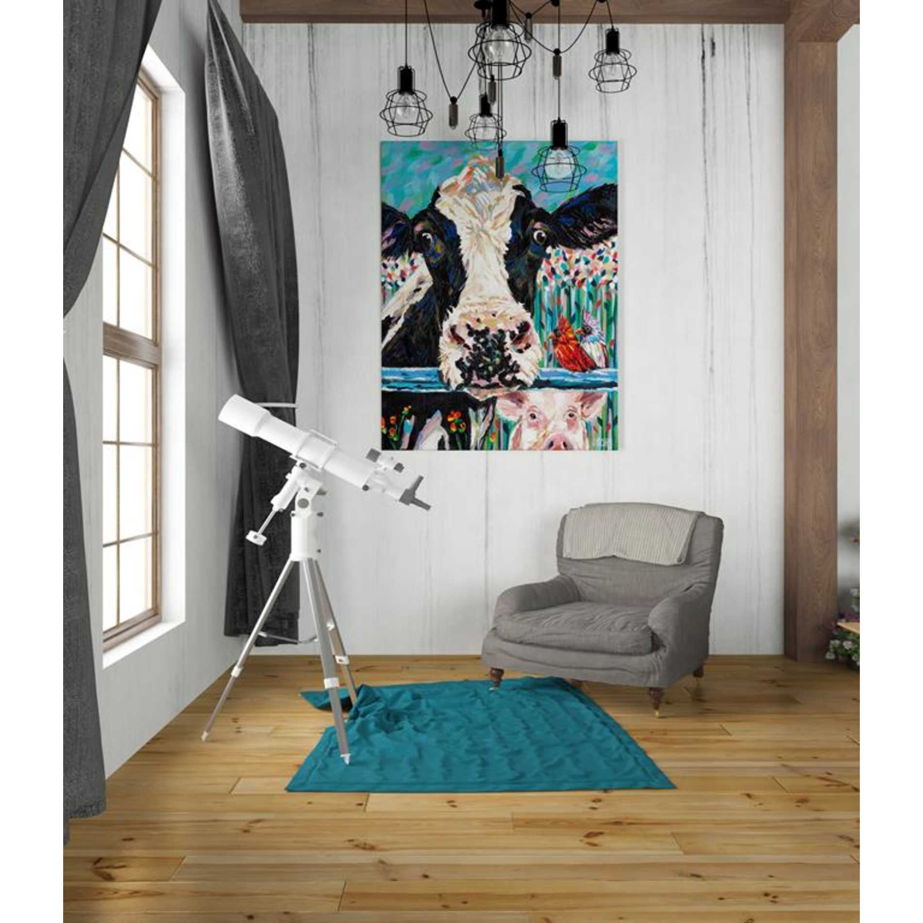 'Farm Buddies II' by Carolee Vitaletti Giclee Canvas Wall Art