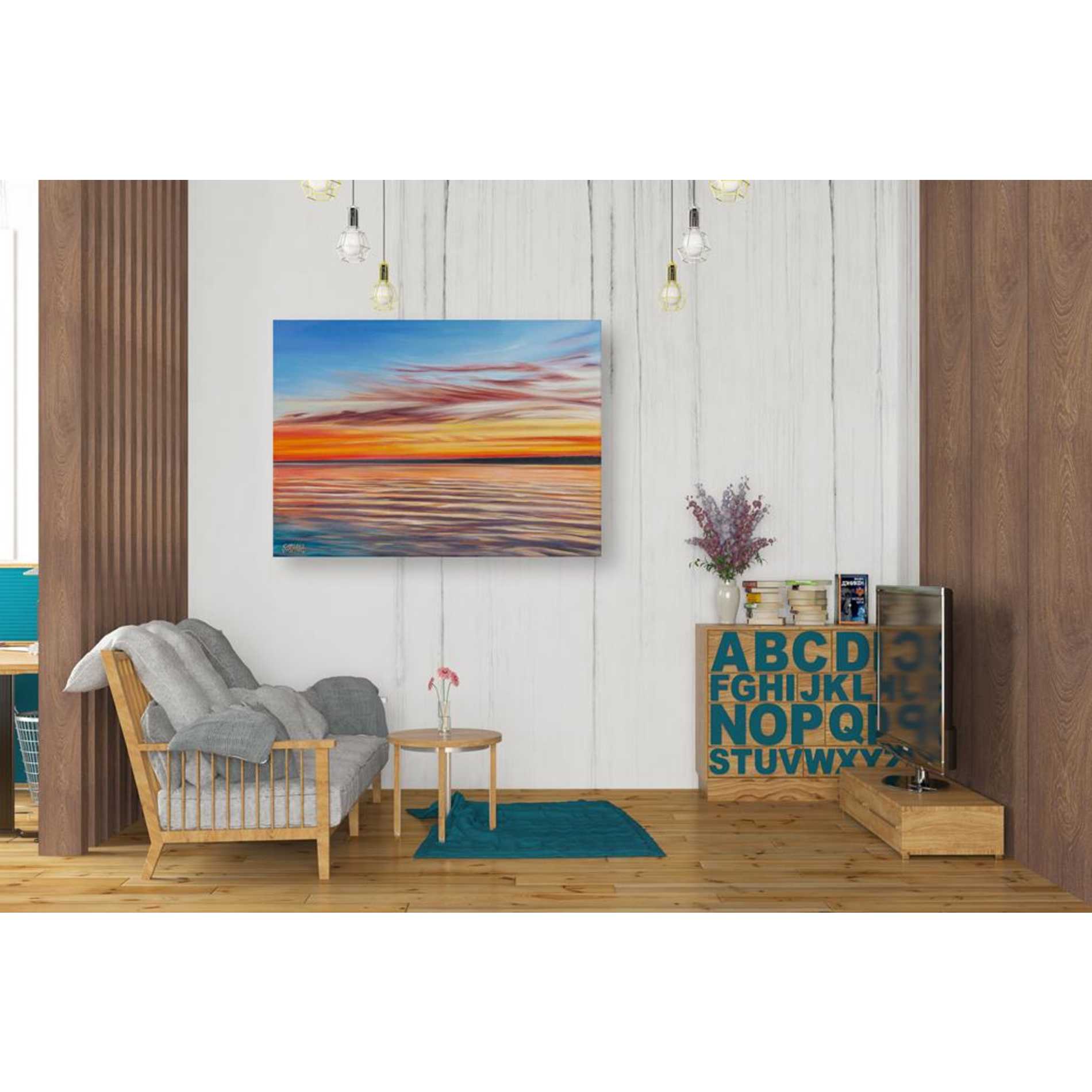 'Tranquil Sky I' by Carolee Vitaletti Giclee Canvas Wall Art