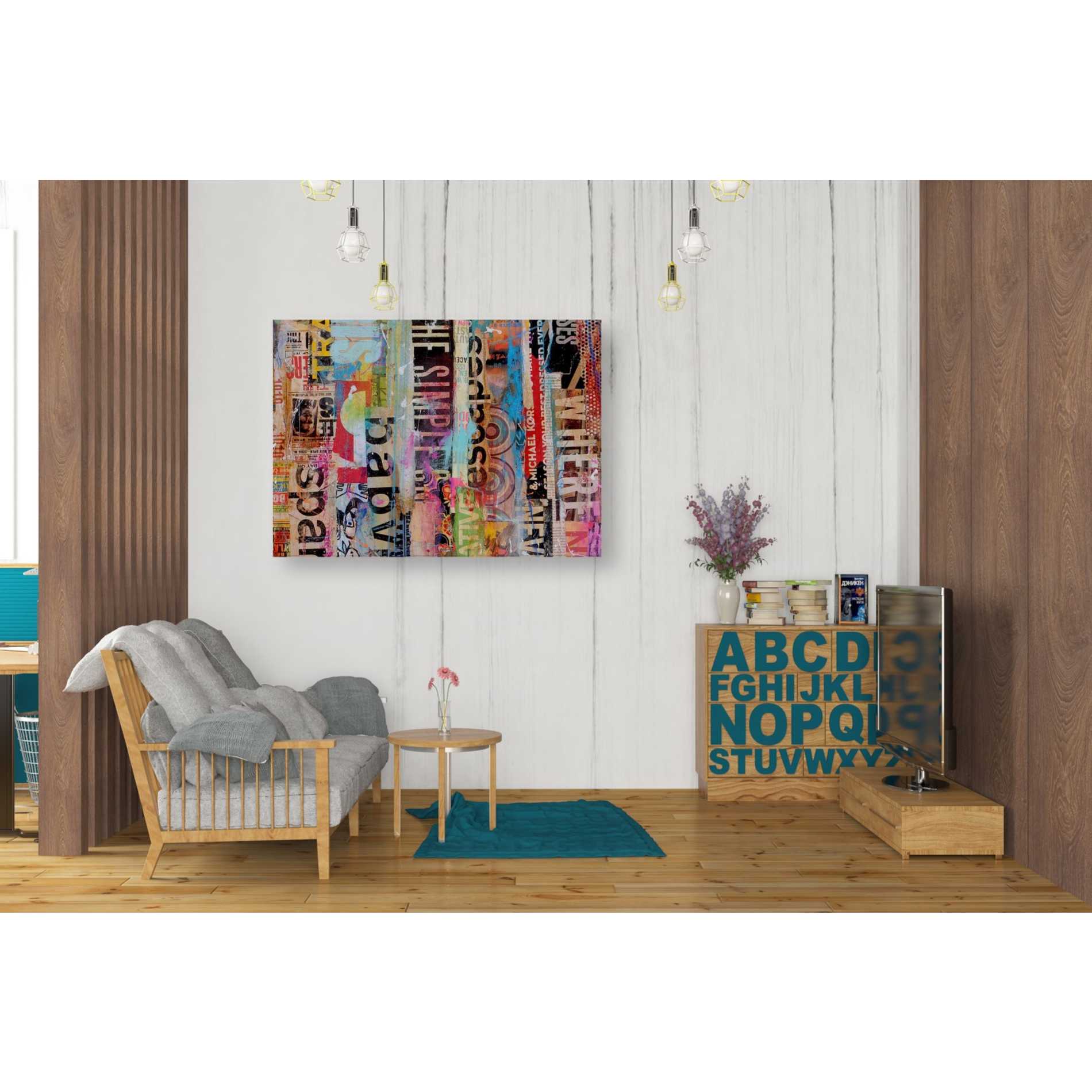'Metro Mix 21 II' by Erin Ashley Canvas Wall Art,34 x 26