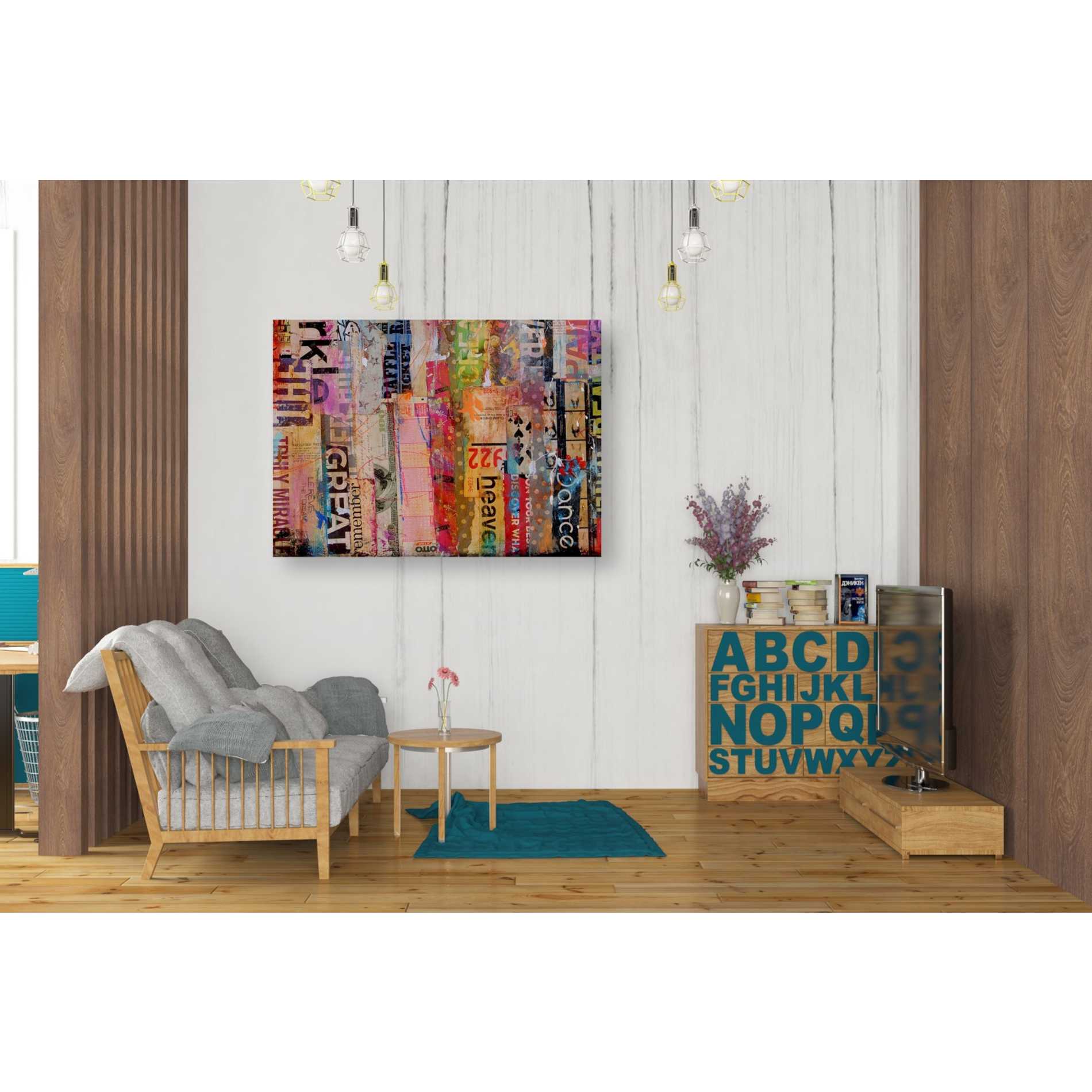 'Metro Mix 21 III' by Erin Ashley Canvas Wall Art,34 x 26