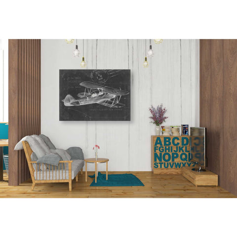 Image of 'Flight Schematic I' by Ethan Harper Canvas Wall Art,34 x 26