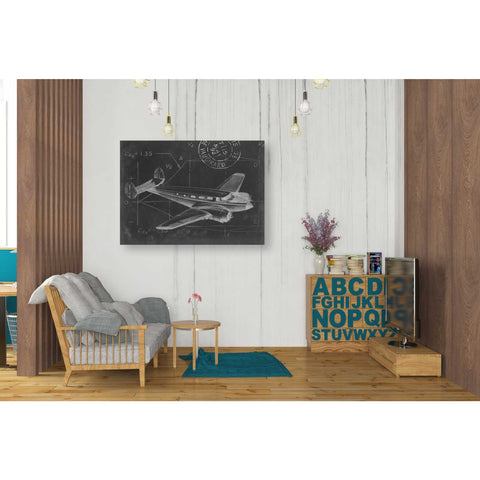 Image of 'Flight Schematic IV' by Ethan Harper Canvas Wall Art,34 x 26