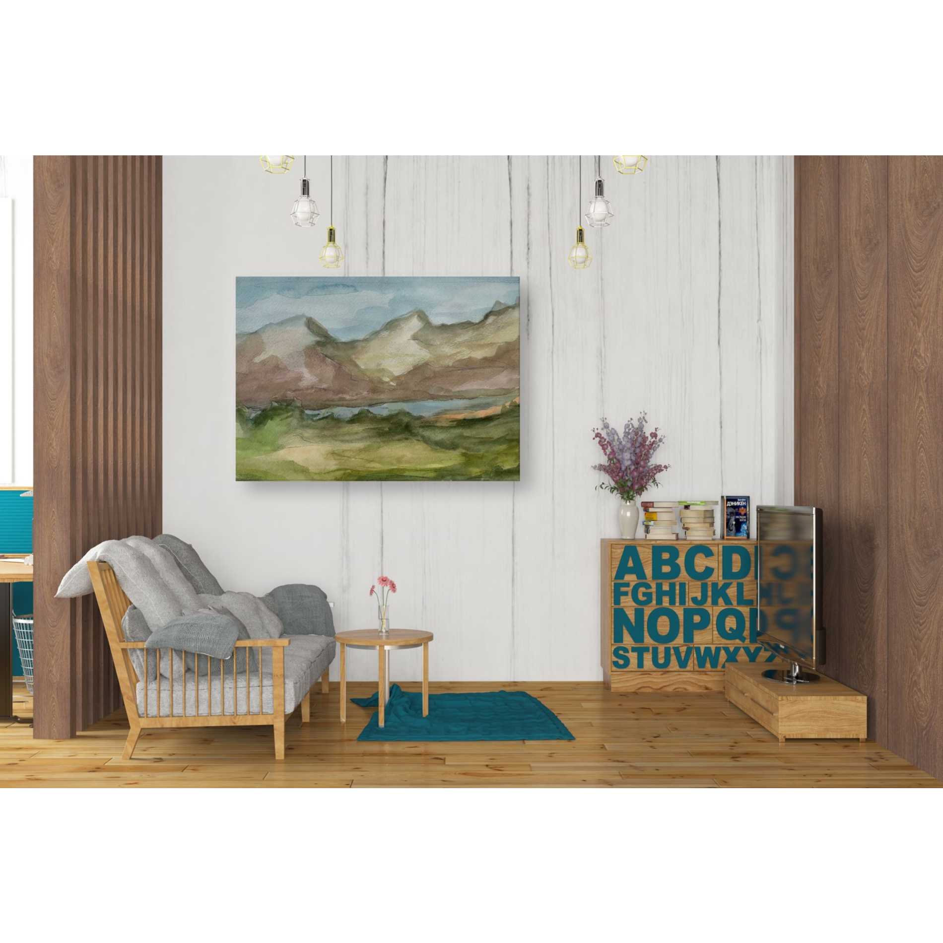 'Plein Air Landscape II' by Ethan Harper Canvas Wall Art,34 x 26