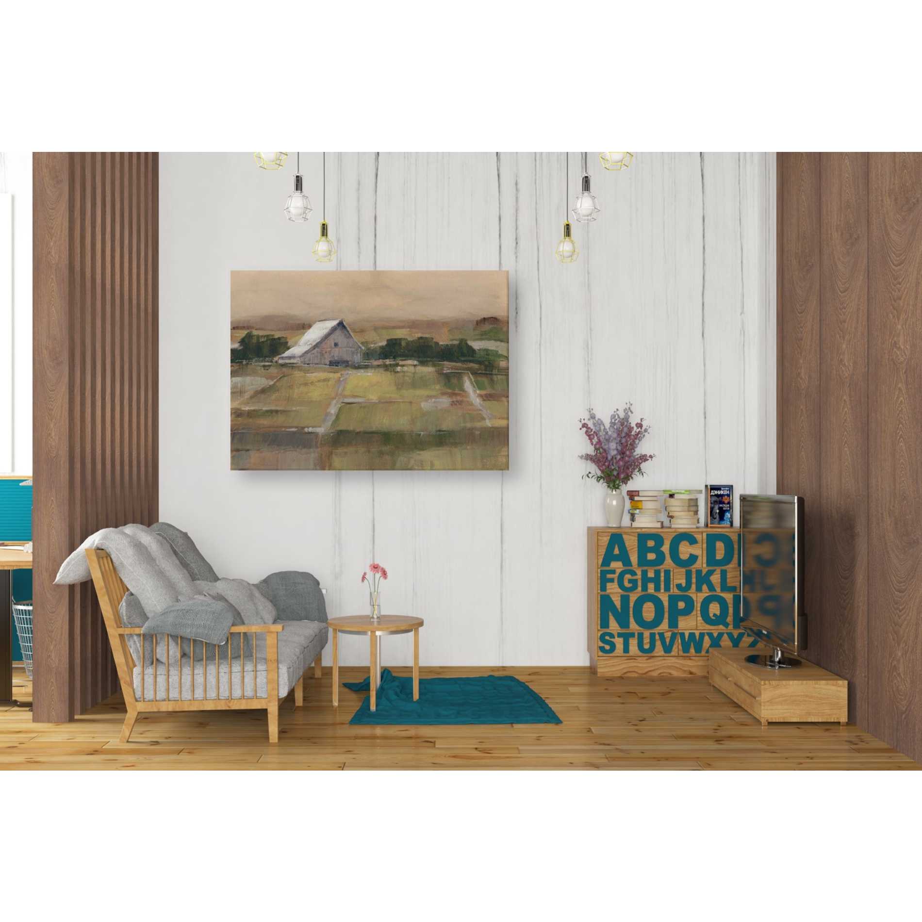 'Rural Sunset II' by Ethan Harper Canvas Wall Art,34 x 26