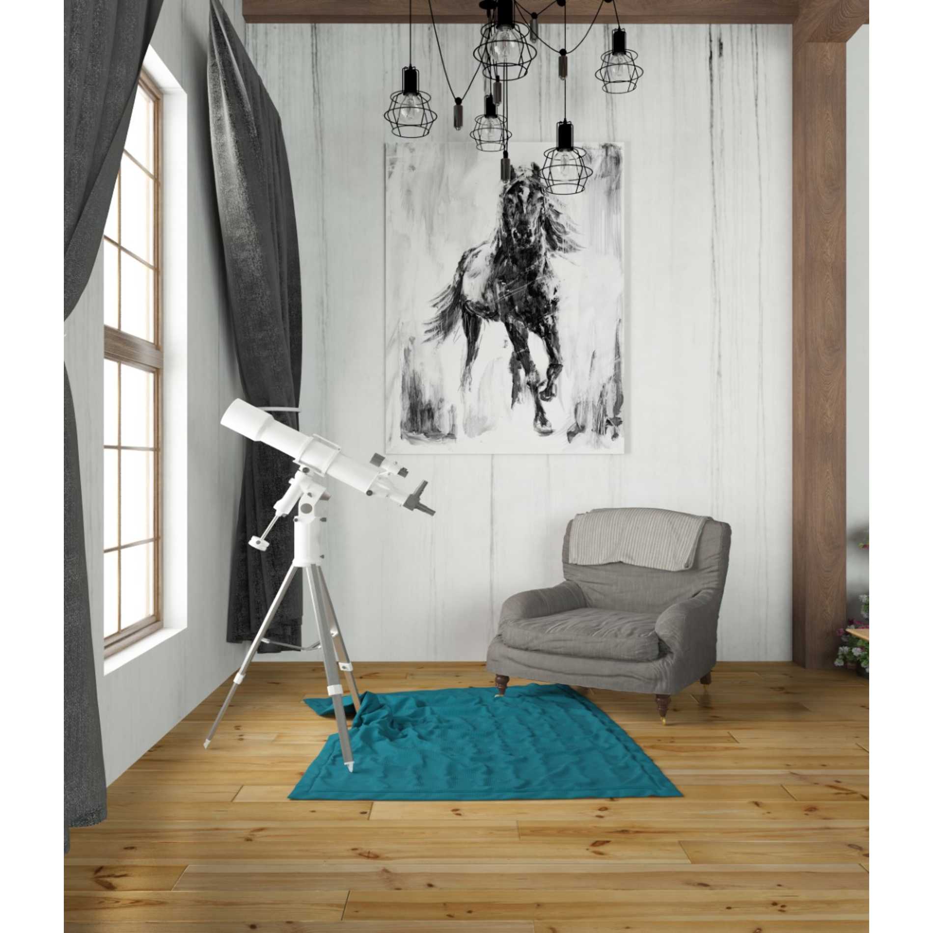 'Rustic Stallion I' by Ethan Harper Canvas Wall Art,26 x 34